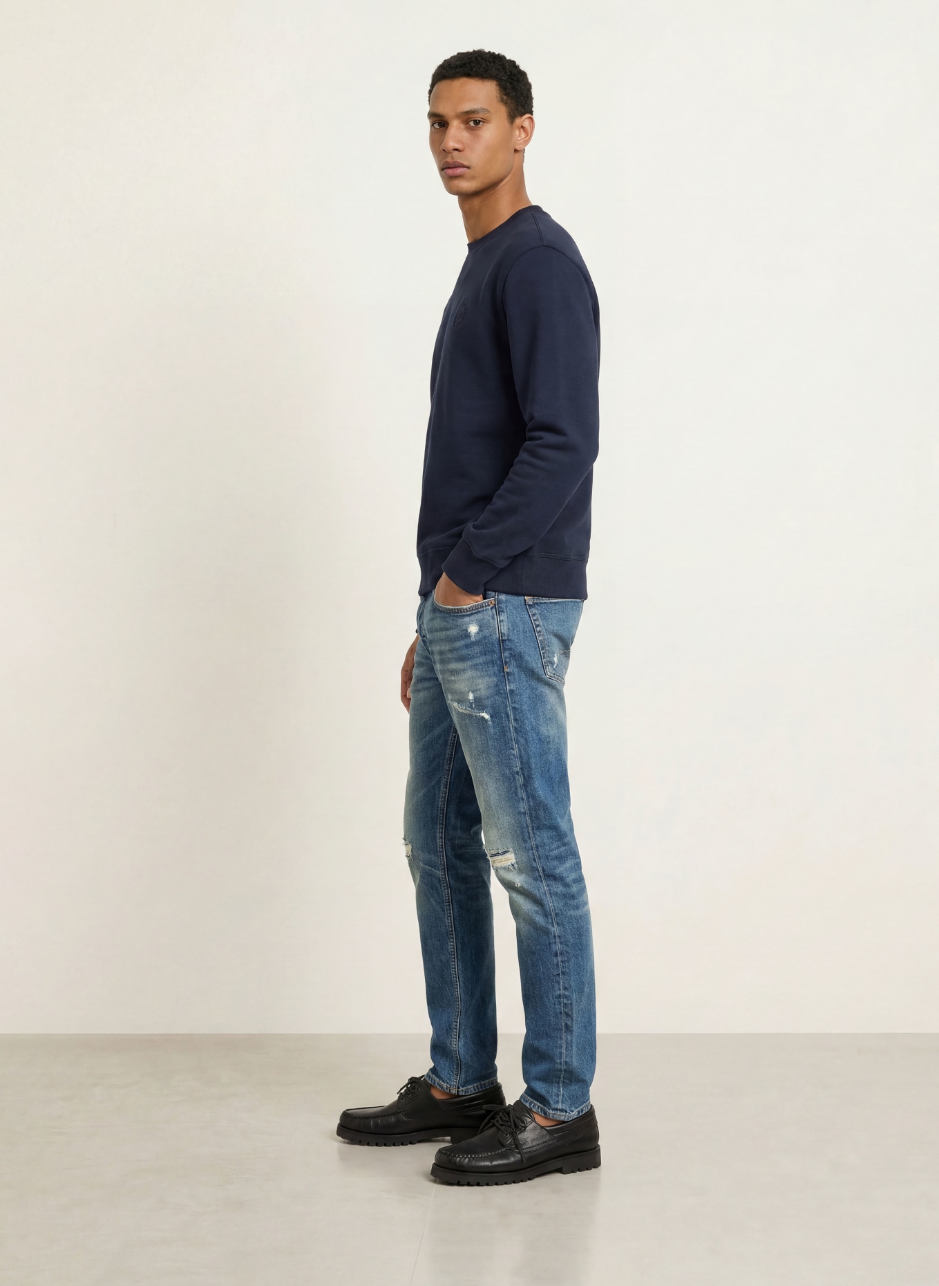 BOSS Dżinsy ONYX Slim Taper Fit: 436 BRIGHT BLUE