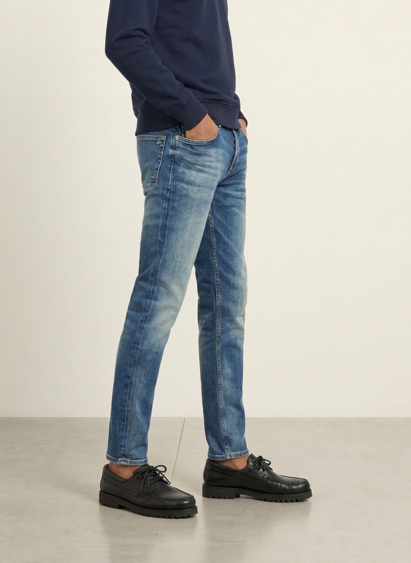 BOSS Dżinsy ONYX Slim Taper Fit: 436 BRIGHT BLUE