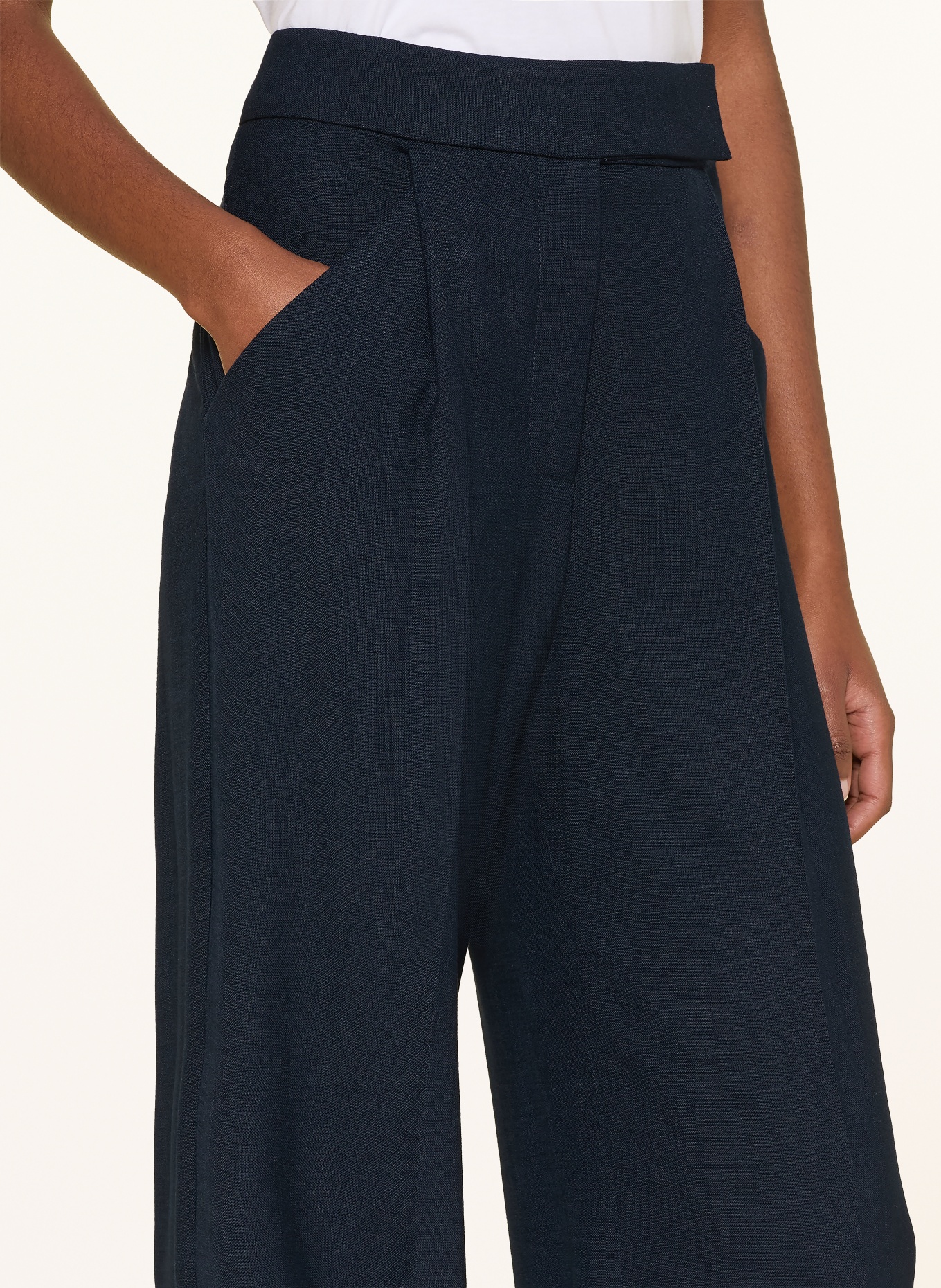 Veronica Beard MARBEAU Marle Pants: DARK BLUE