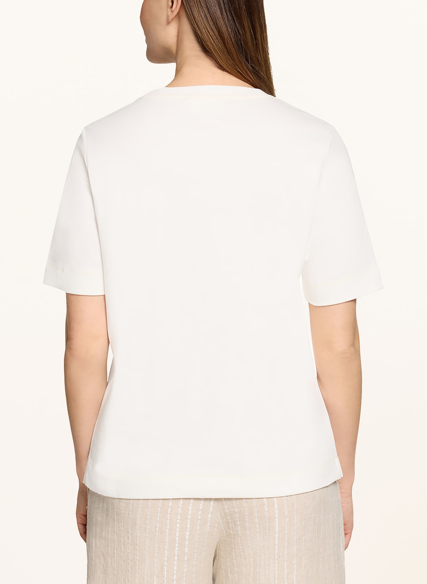 CARTOON T-Shirt: CREME / GOLD