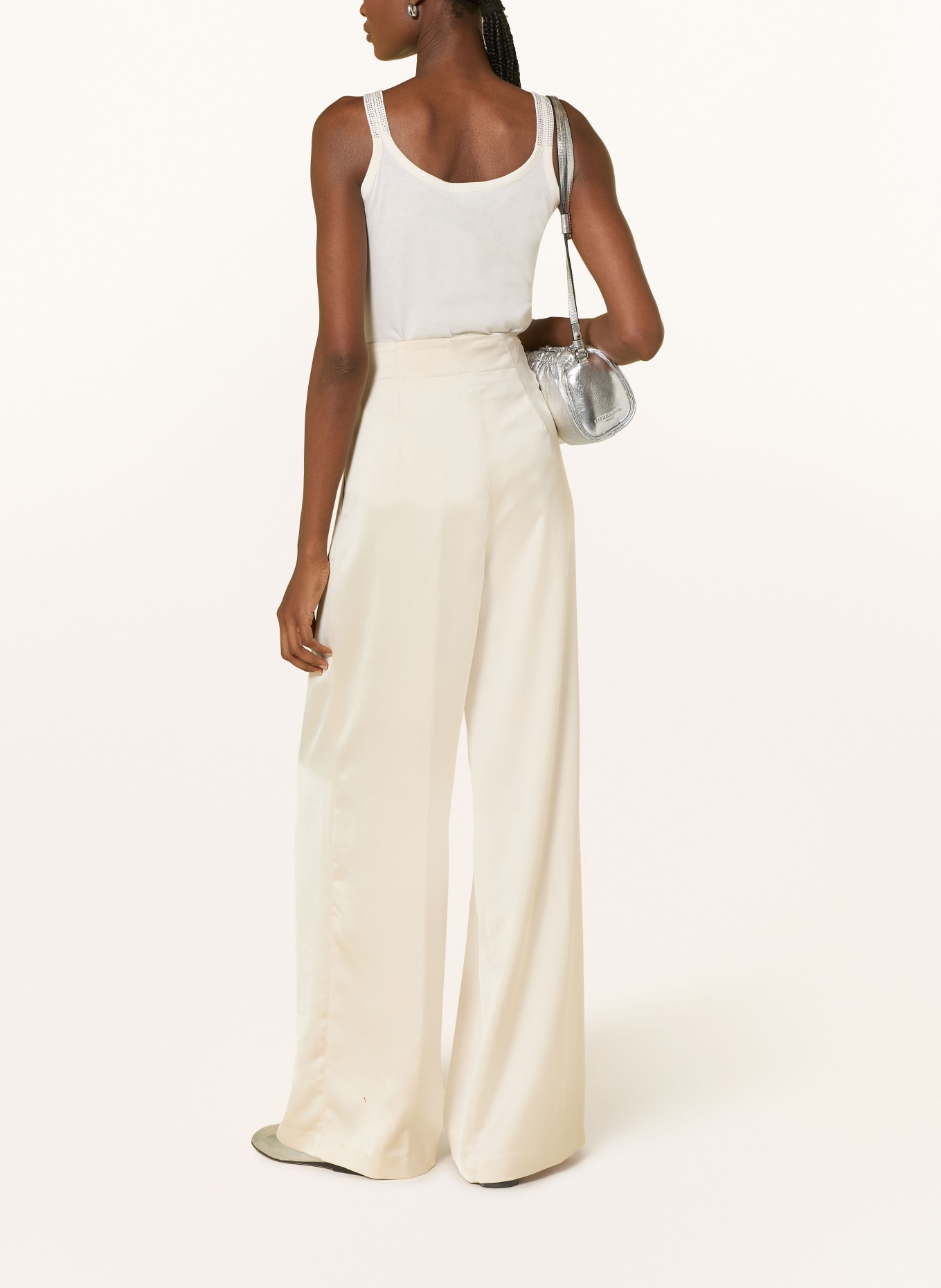 monari Top mit Schmucksteinen: CREME