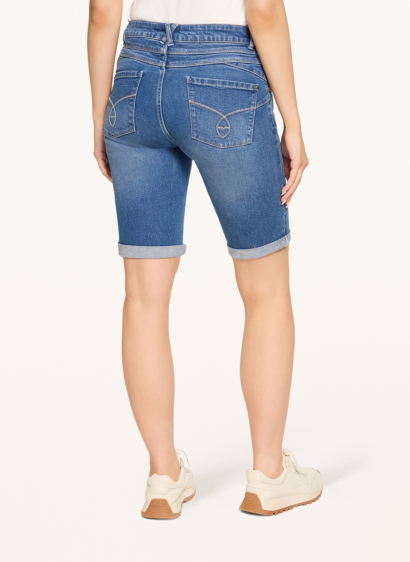 CARTOON Jeansbermuda: 8619 Middle Blue Denim