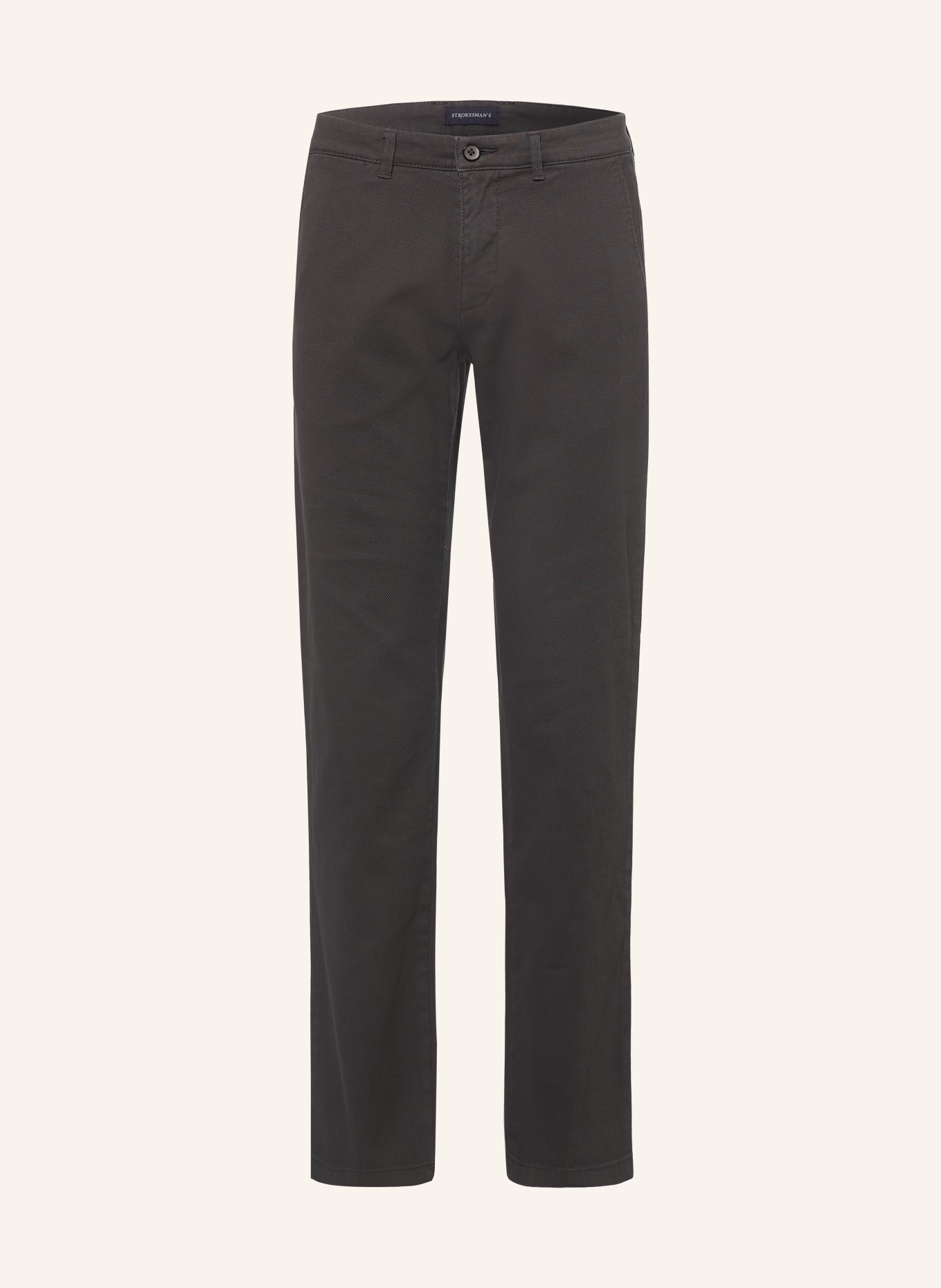 STROKESMAN'S Chino Slim Fit: DUNKELGRAU