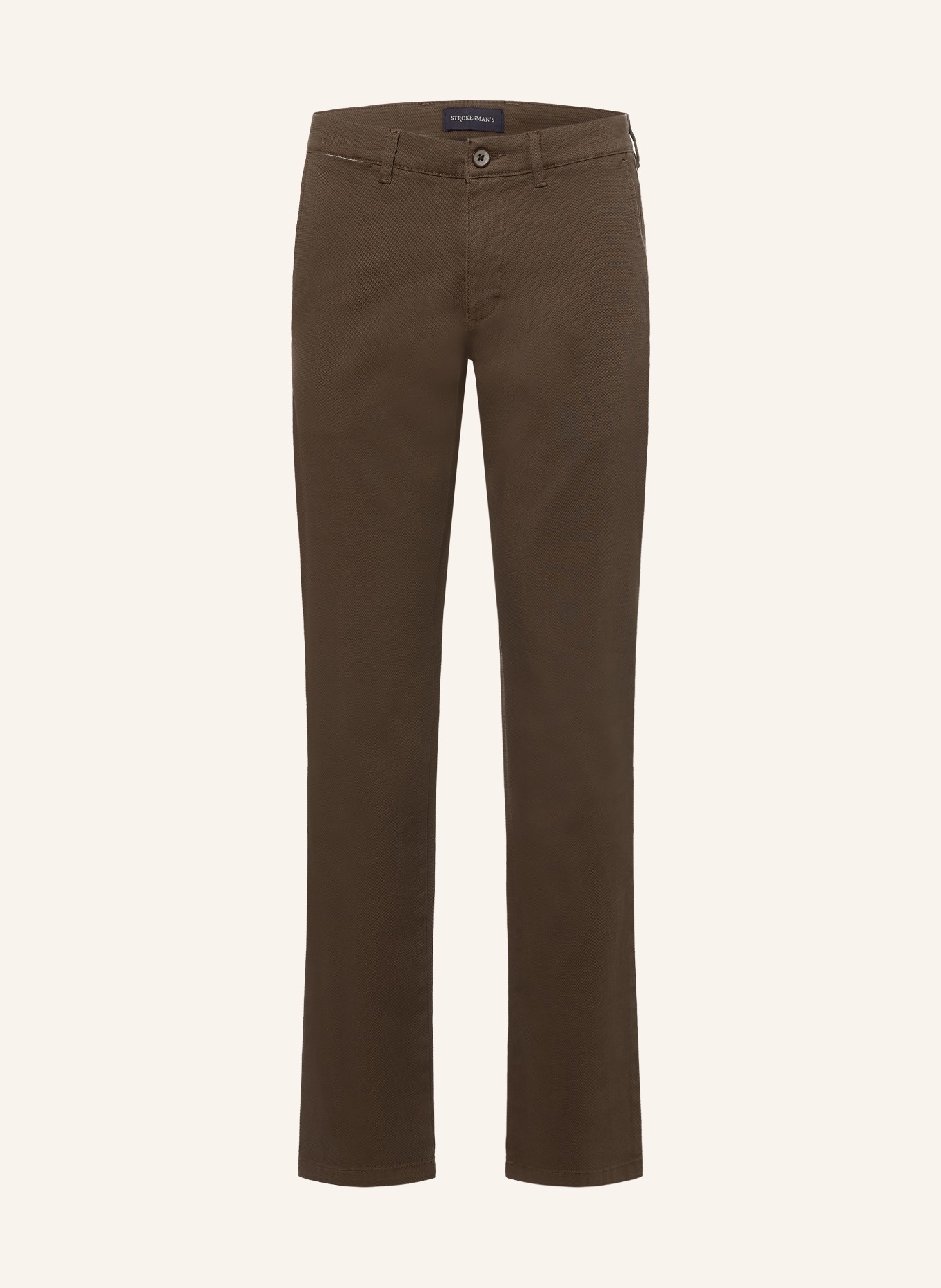 STROKESMAN'S Slim-fit chinos: OLIVE