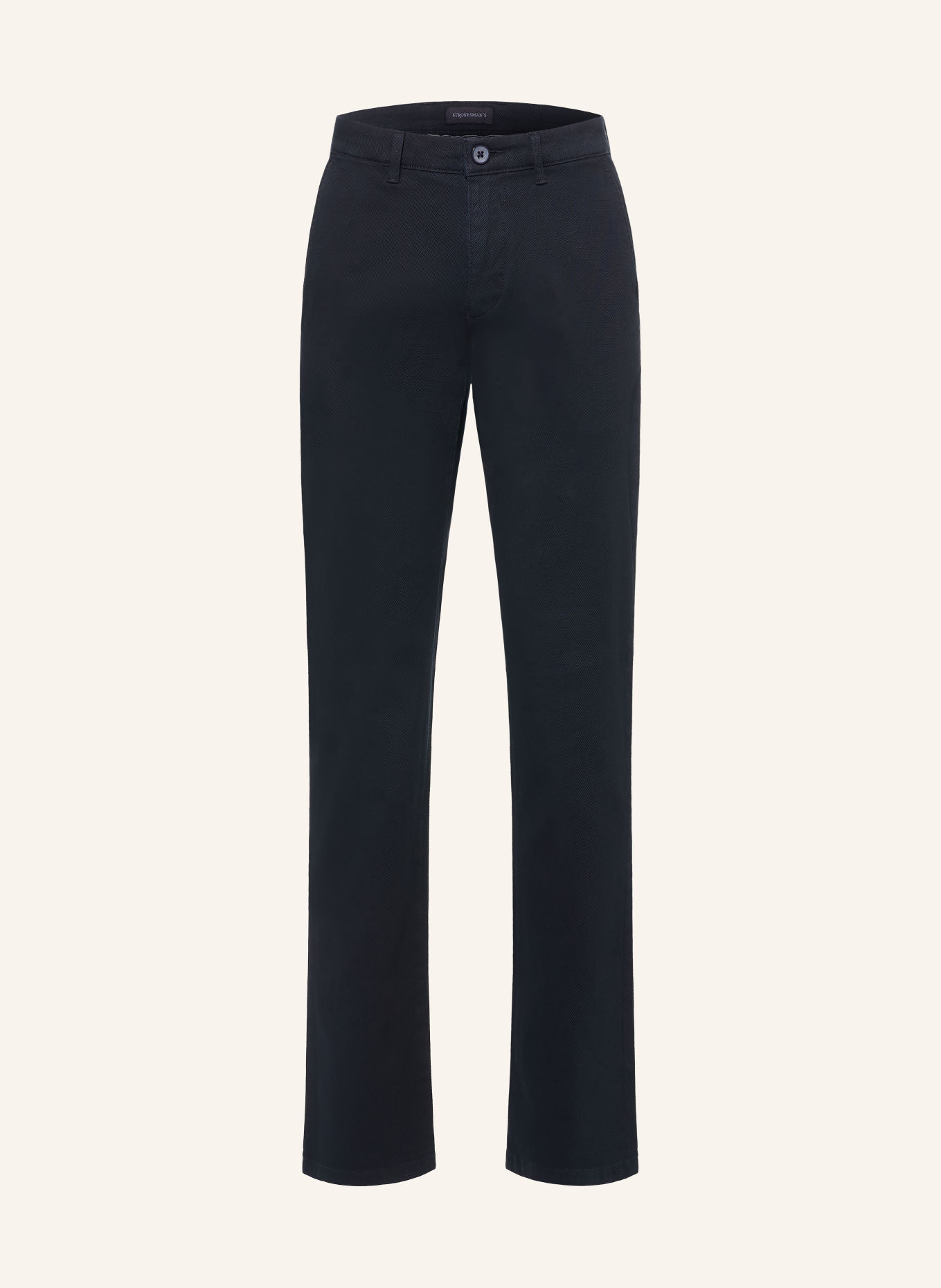 STROKESMAN'S Spodnie chino o kroju slim fit: GRANATOWY