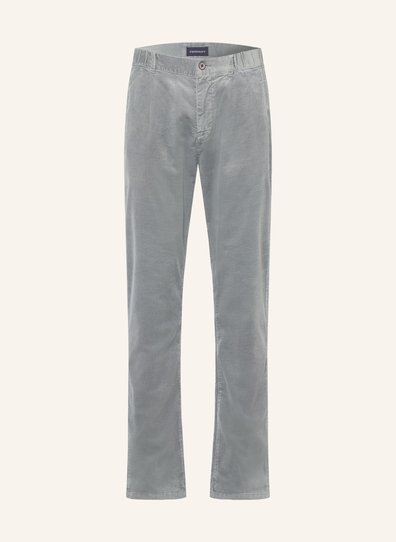 STROKESMAN'S Corduroy Pants, Tapered Fit: GRAY