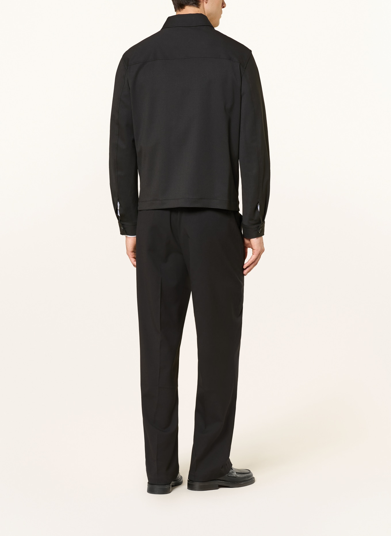 TIGER OF SWEDEN BARNABY Overshirt: BLACK