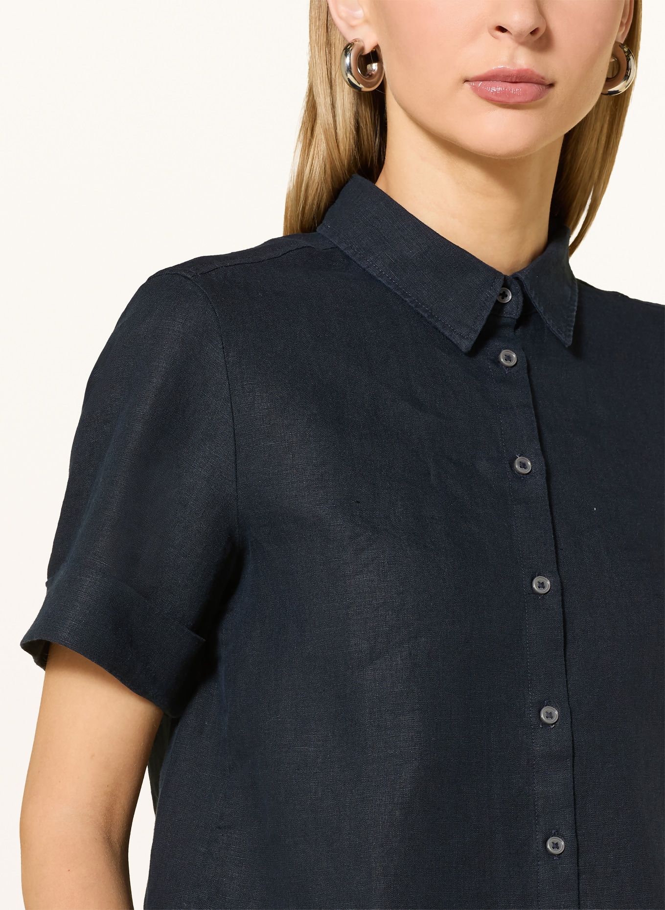 Marc O'Polo Linen shirt: DARK BLUE