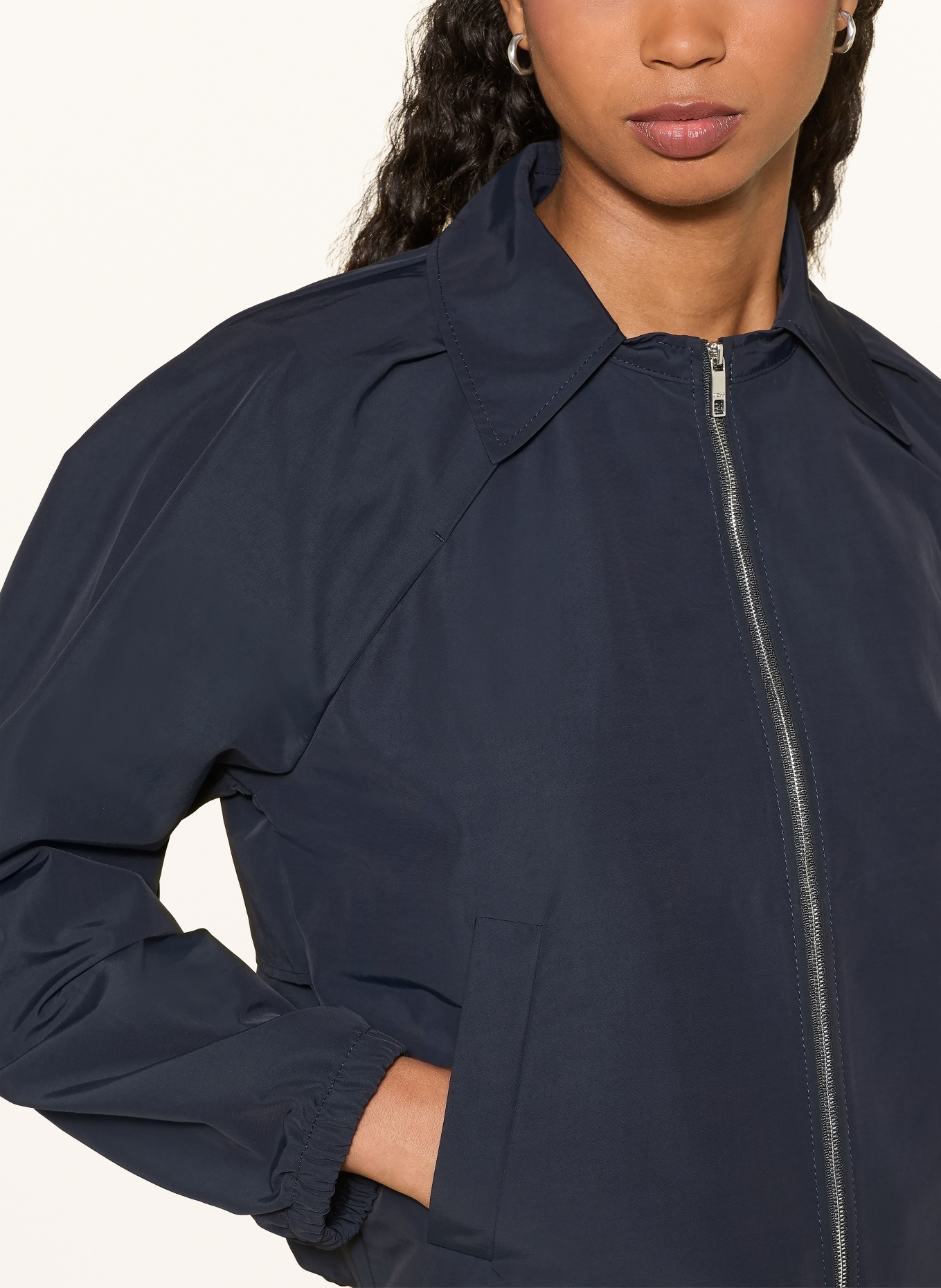 BOSS Trench-Jacke CABASY: DUNKELBLAU