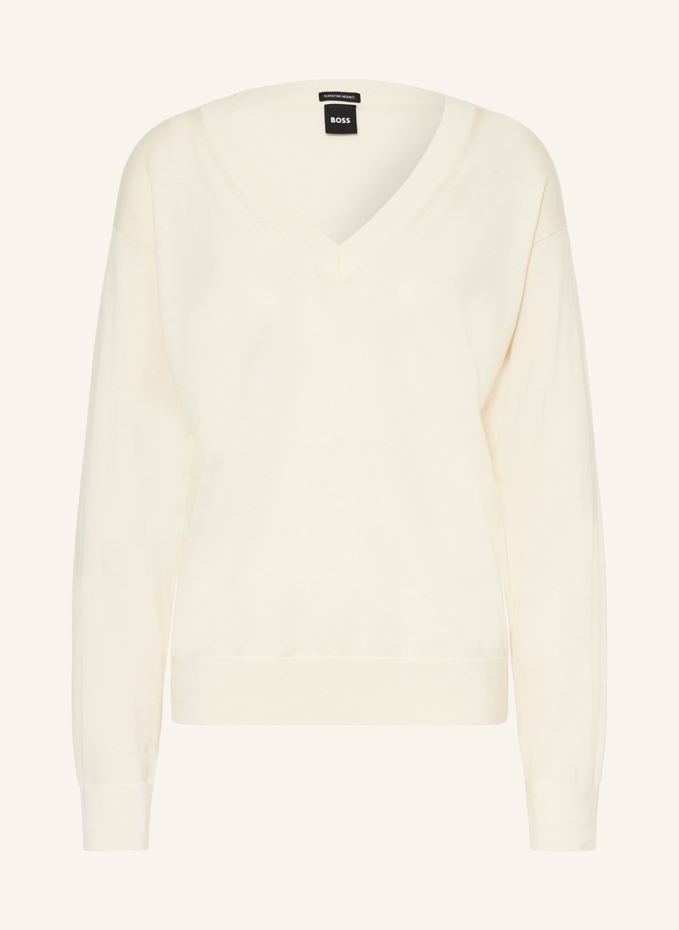 BOSS FREESLYN Sweater: BEIGE