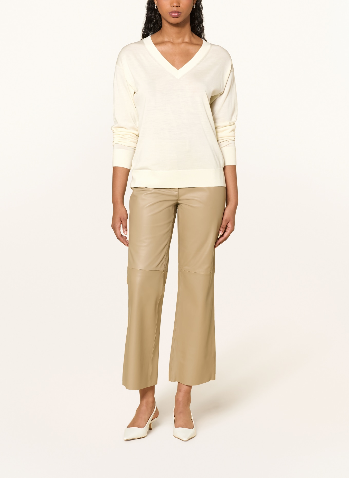 BOSS FREESLYN Sweater: BEIGE