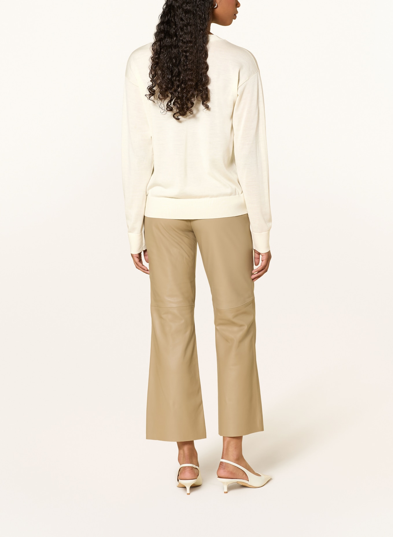 BOSS FREESLYN Sweater: BEIGE