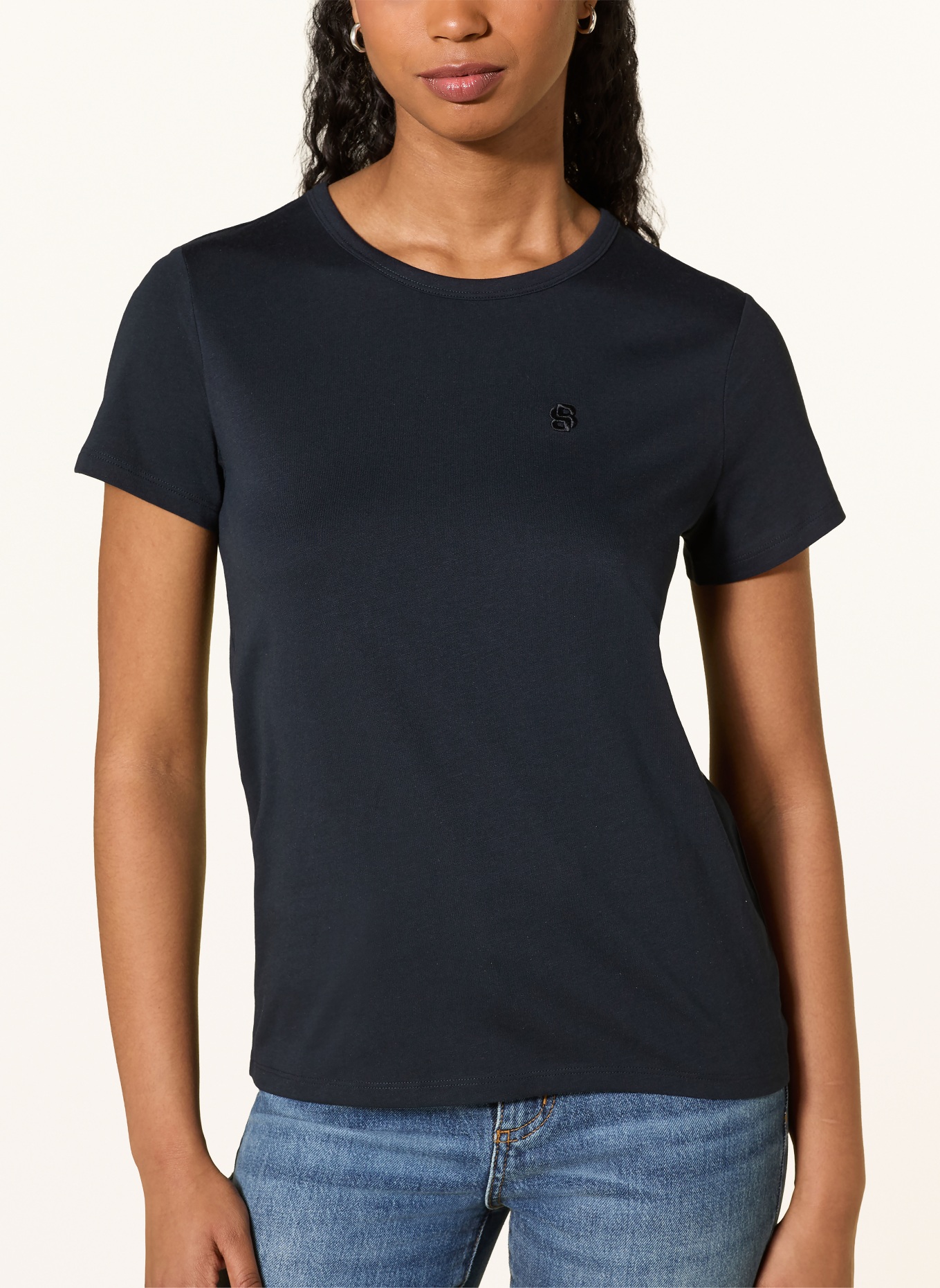 BOSS T-Shirt EVENTSA9: DUNKELBLAU