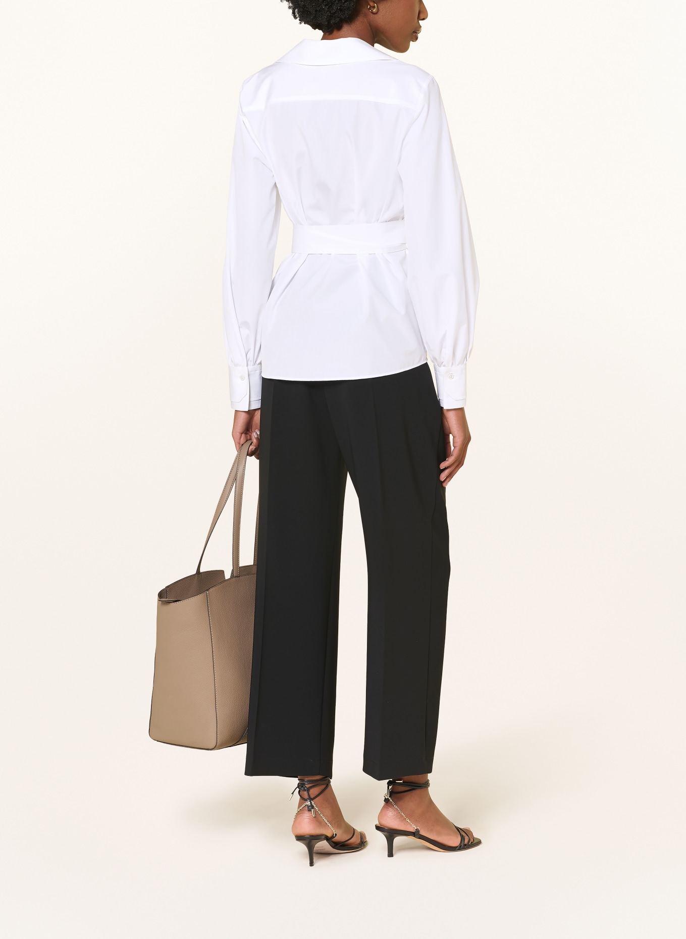 BOSS Wrap-bluse BEKANIA: HVID