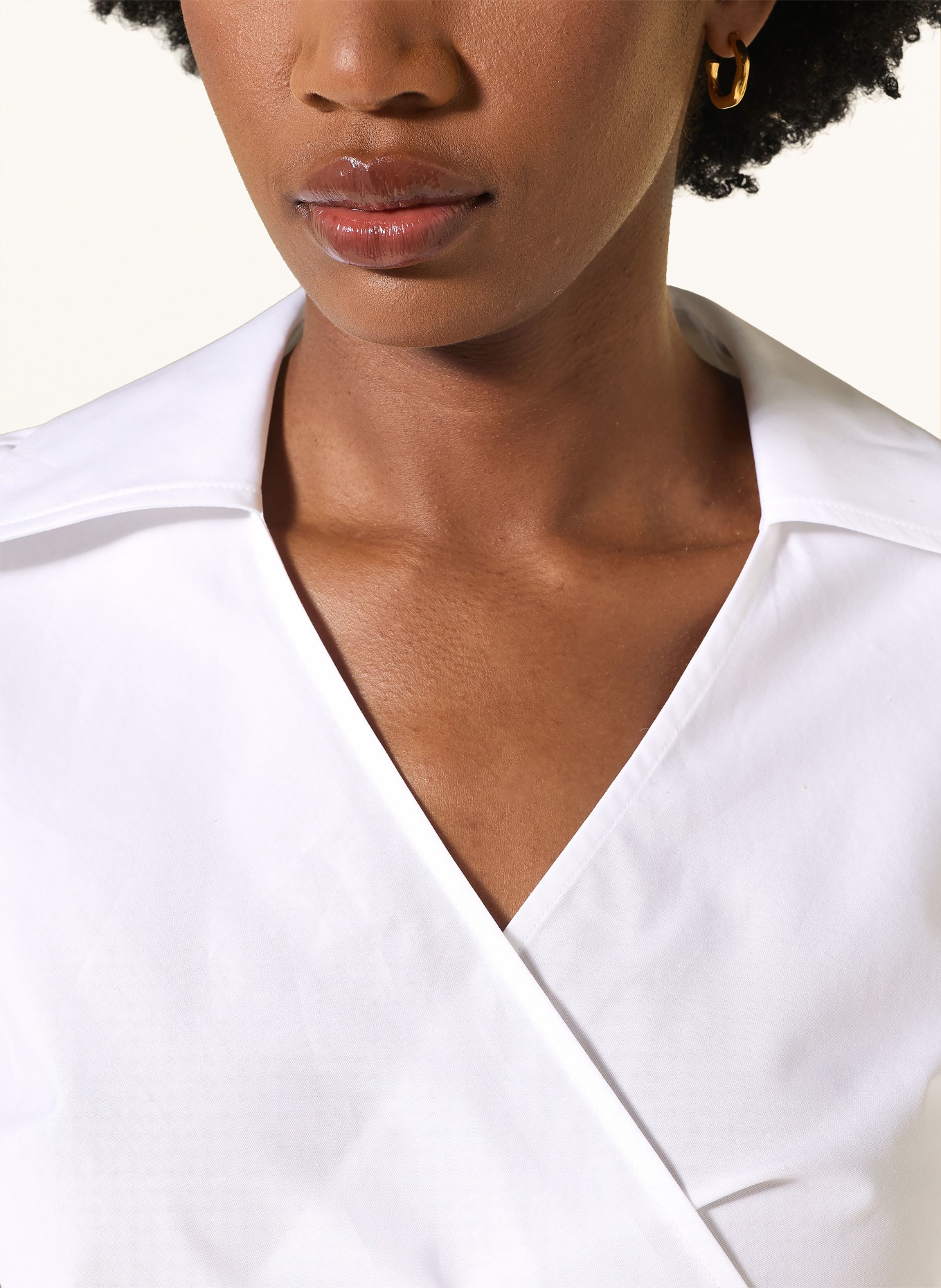 BOSS Wrap-bluse BEKANIA: HVID