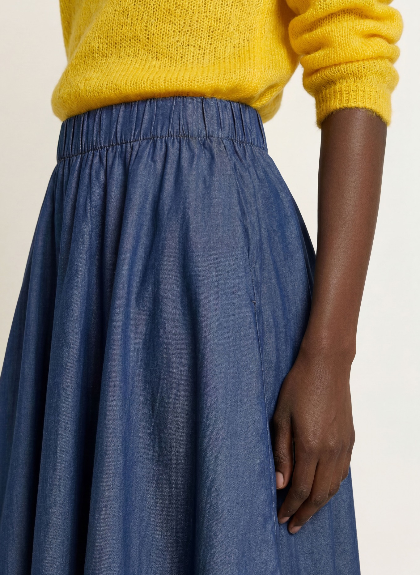 BOSS Jupe VALIE: BLEU