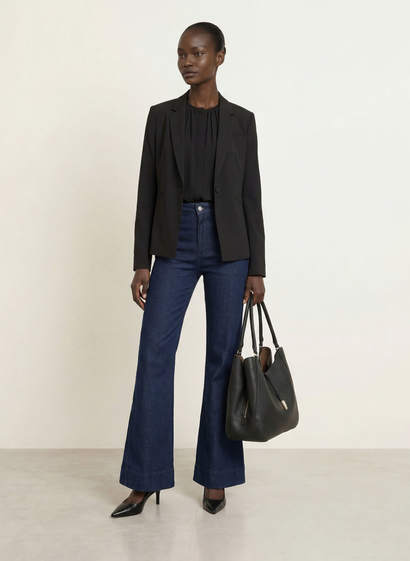 BOSS Blazer JIAH: SCHWARZ