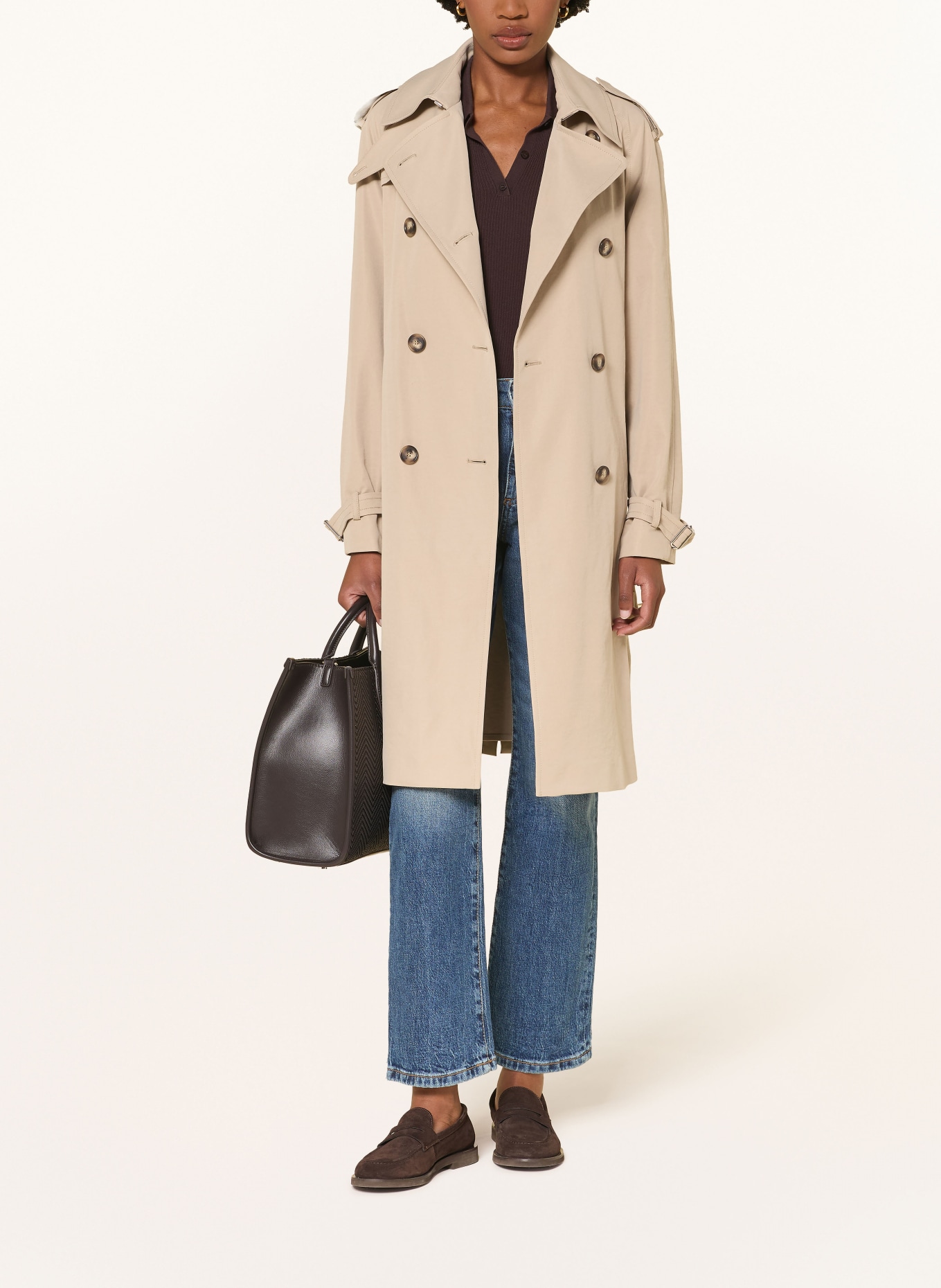BOSS Trench CAOMY: BEJ