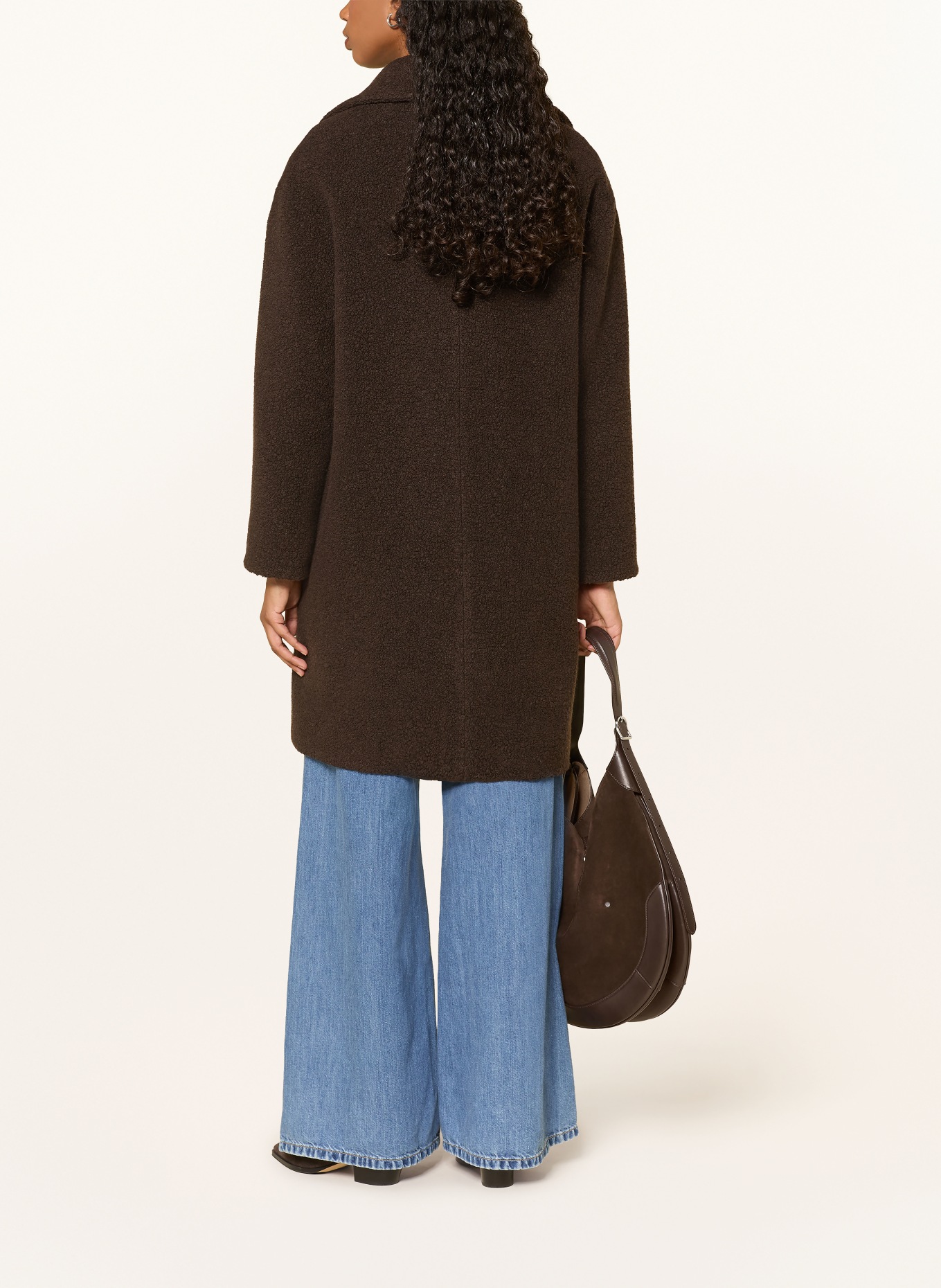 ICONS CINZIA ROCCA Manteau en fourrure synthétique: GRIS FONCÉ