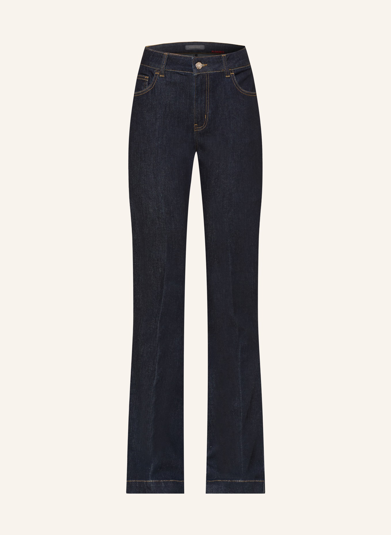 ELENA MIRO Flared jeans: 034 DARK BLUE