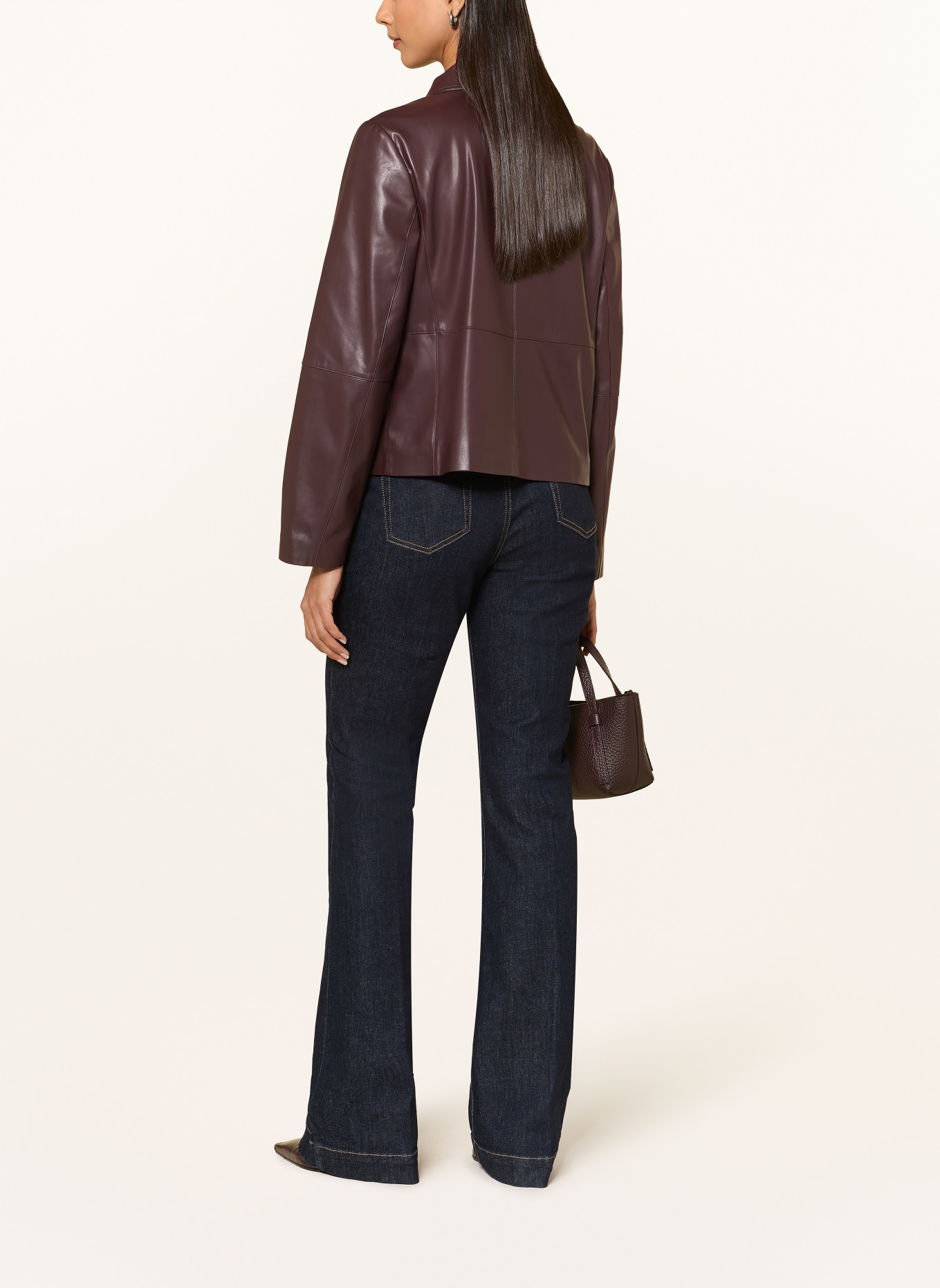 ELENA MIRO Flared jeans: 034 DARK BLUE