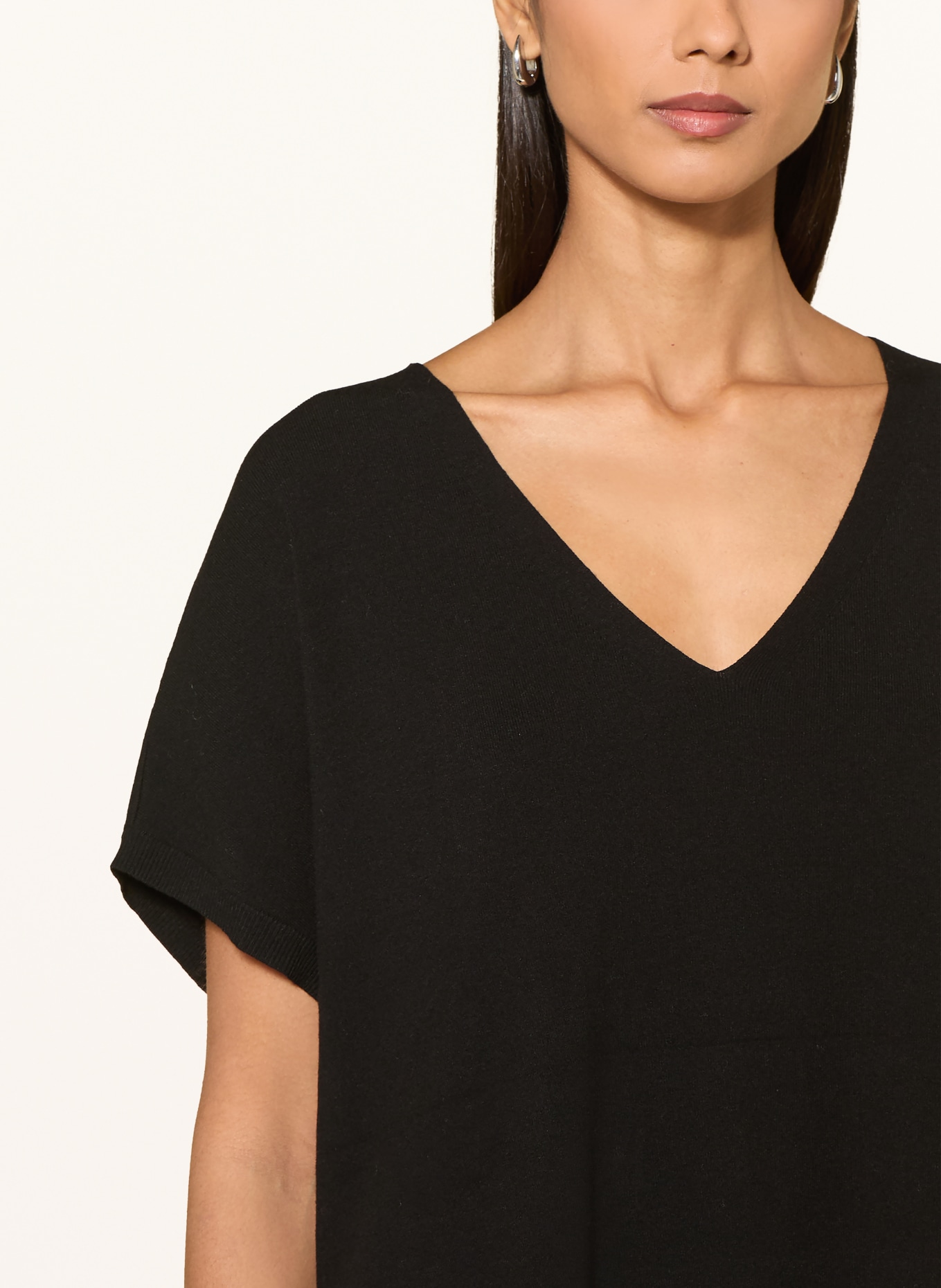 ELENA MIRO Knit shirt: BLACK