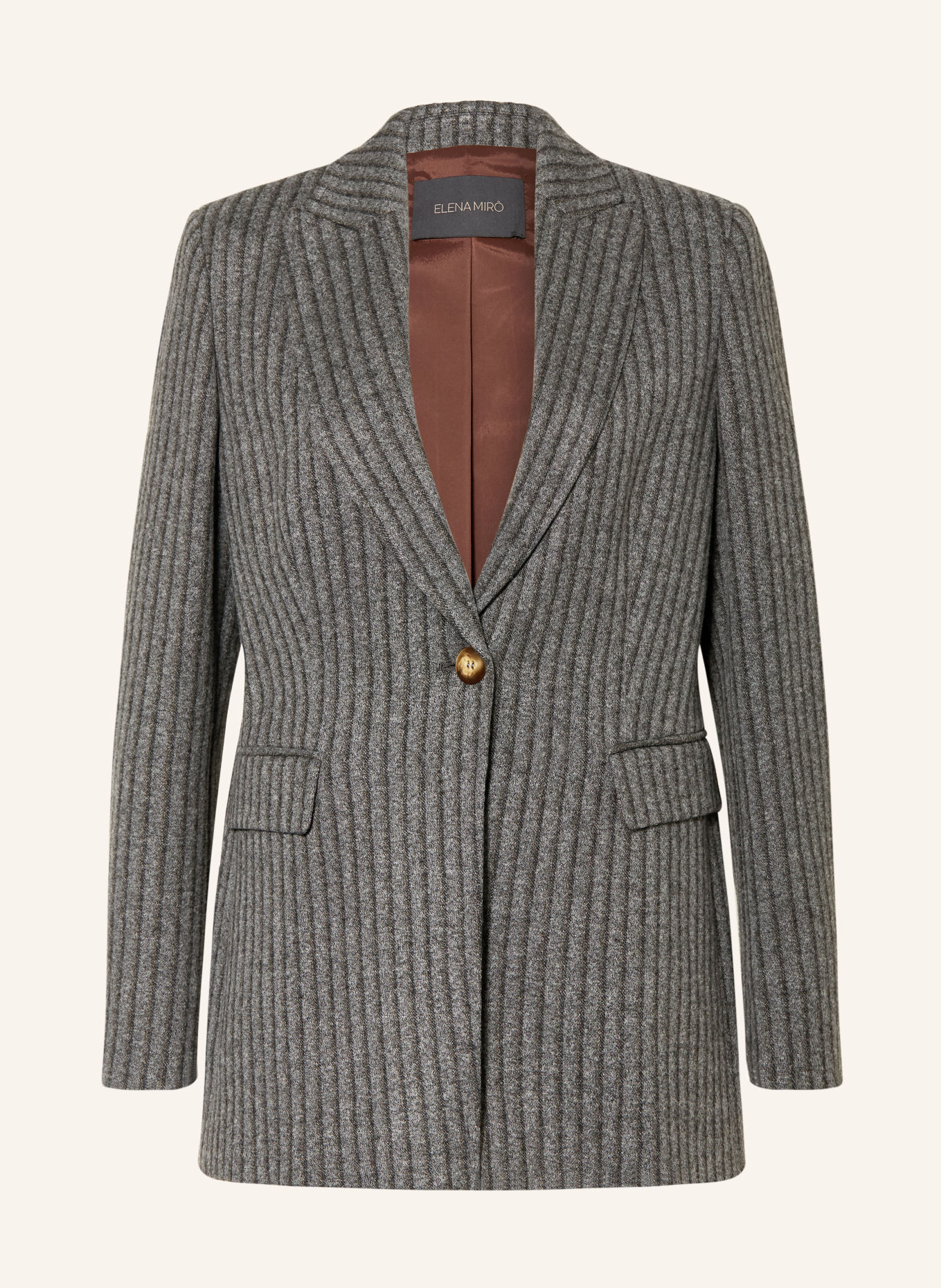 ELENA MIRO Jerseyblazer: GRIJS