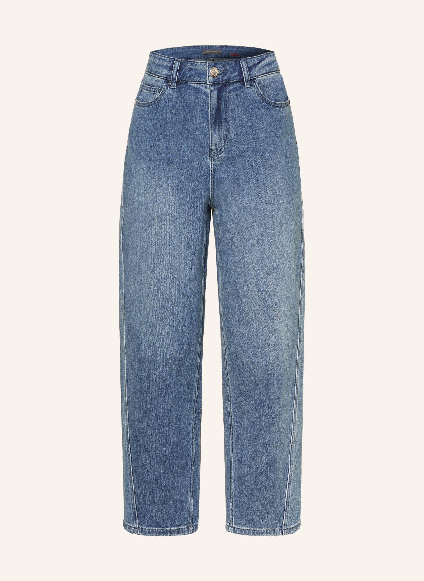 ELENA MIRO Mom Jeans CAROL: 0D4 MEDIUM BLUE