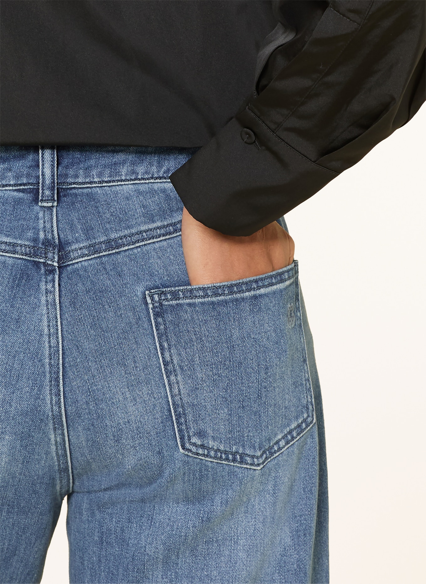 ELENA MIRO Mom Jeans CAROL: 0D4 MEDIUM BLUE