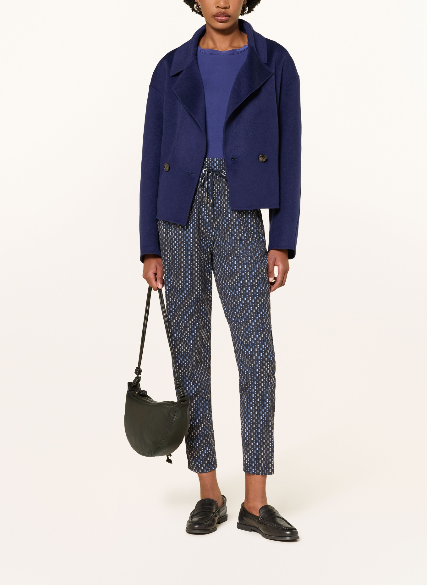MARC CAIN 7/8-Hose RHODOS im Jogging-Stil: 370 set sail