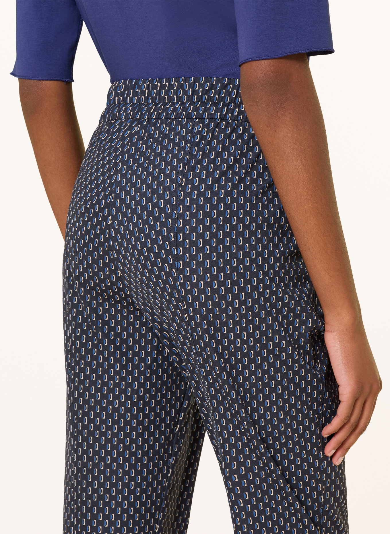MARC CAIN 7/8-Hose RHODOS im Jogging-Stil: 370 set sail