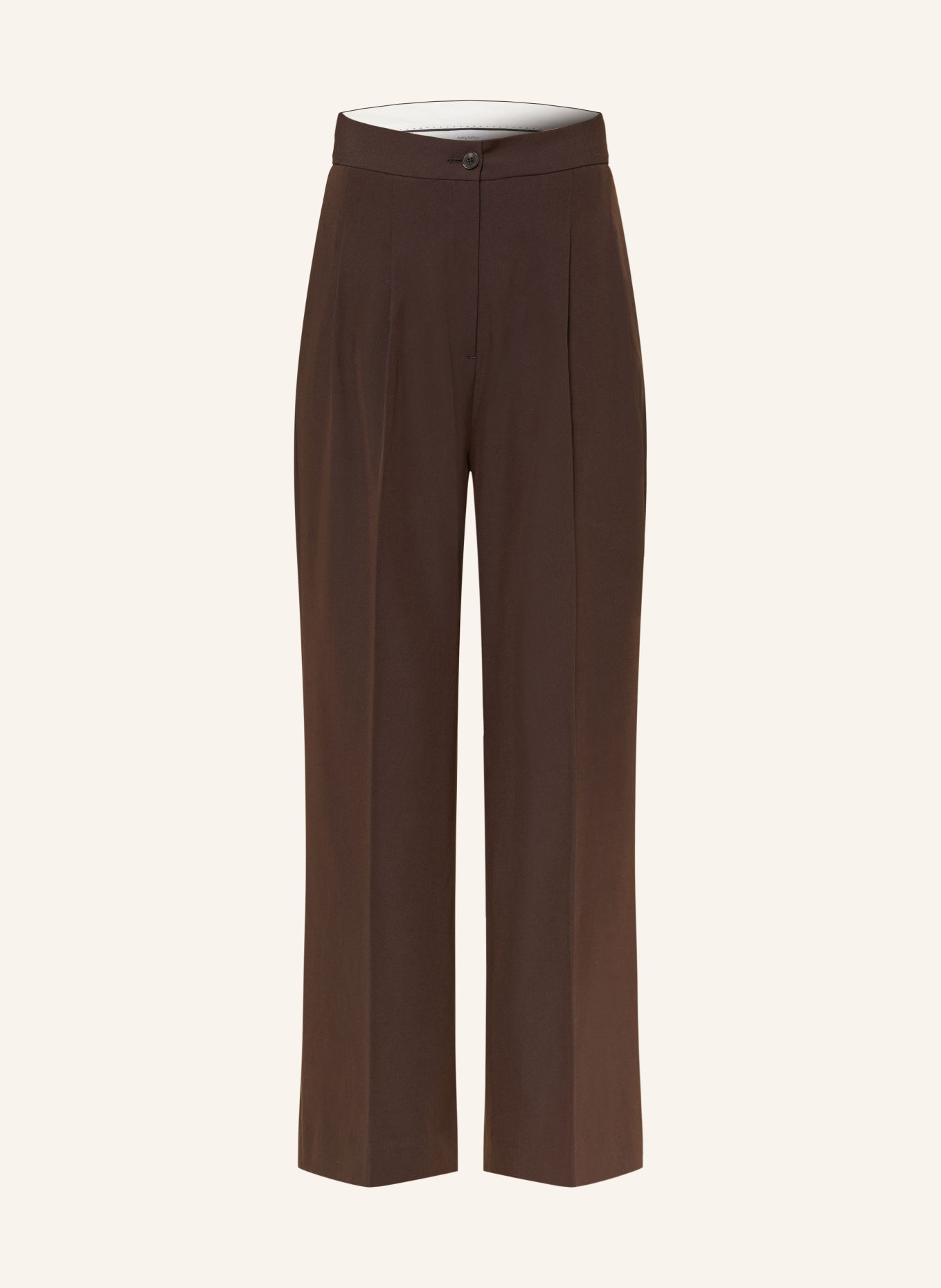 darling harbour Pantalon Marlene: DARK BROWN