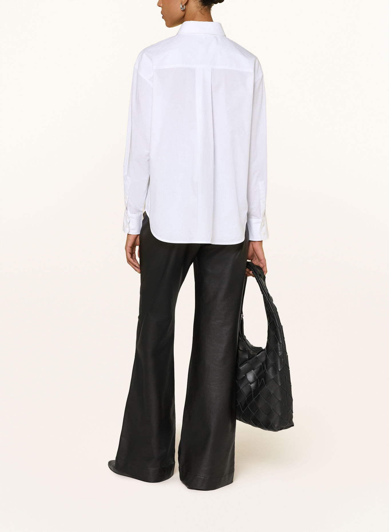 darling harbour Hemdbluse mit abnehmbarer Schluppe: WHITE