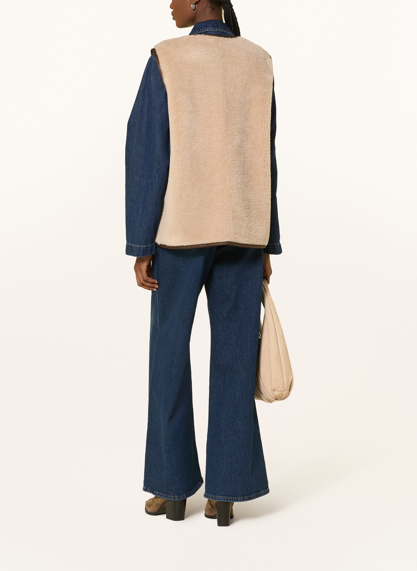 darling harbour Vest van teddybont: BEIGE