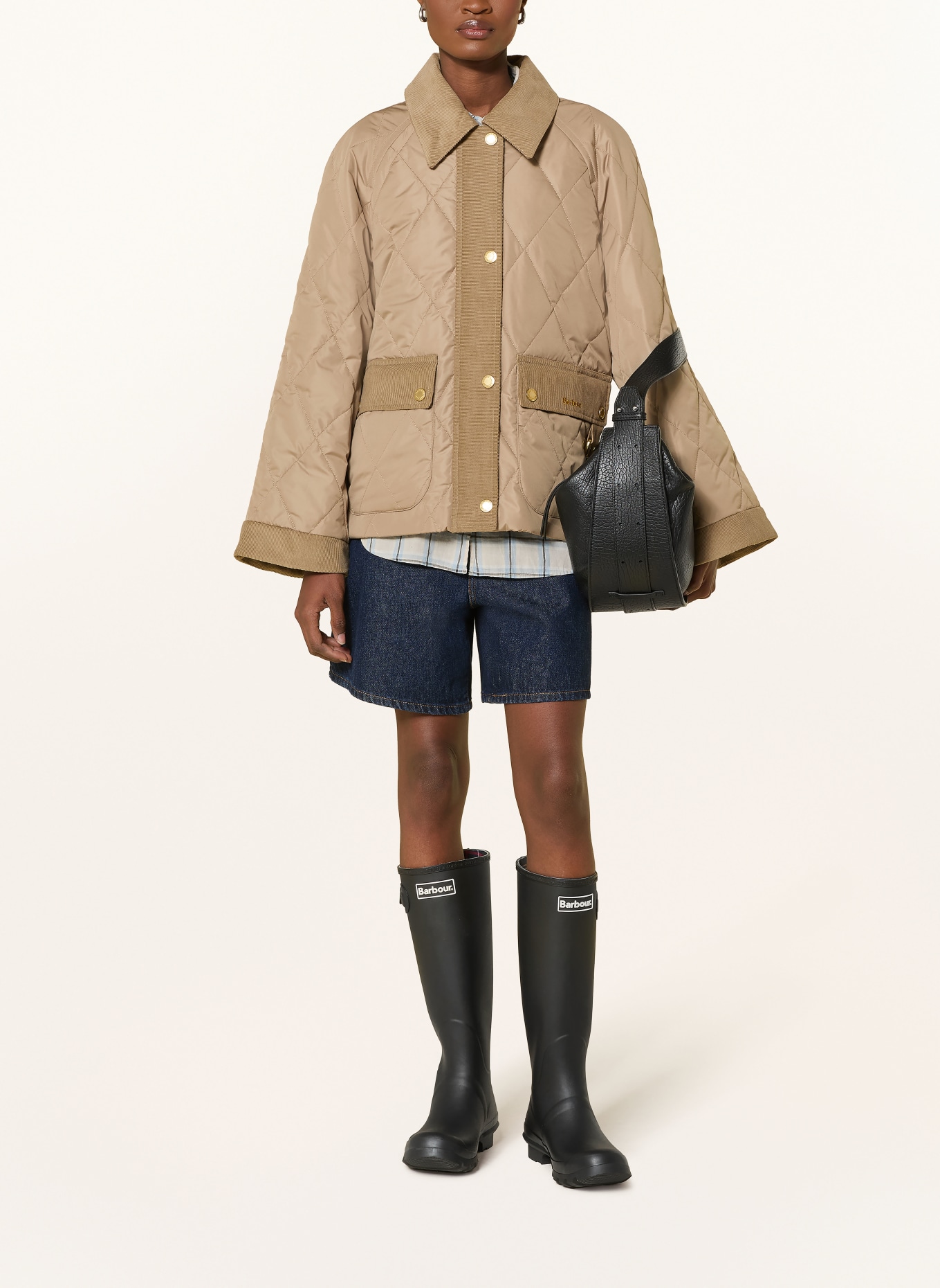 Barbour KILNWICK QUILT Quilted Jacket: BEIGE