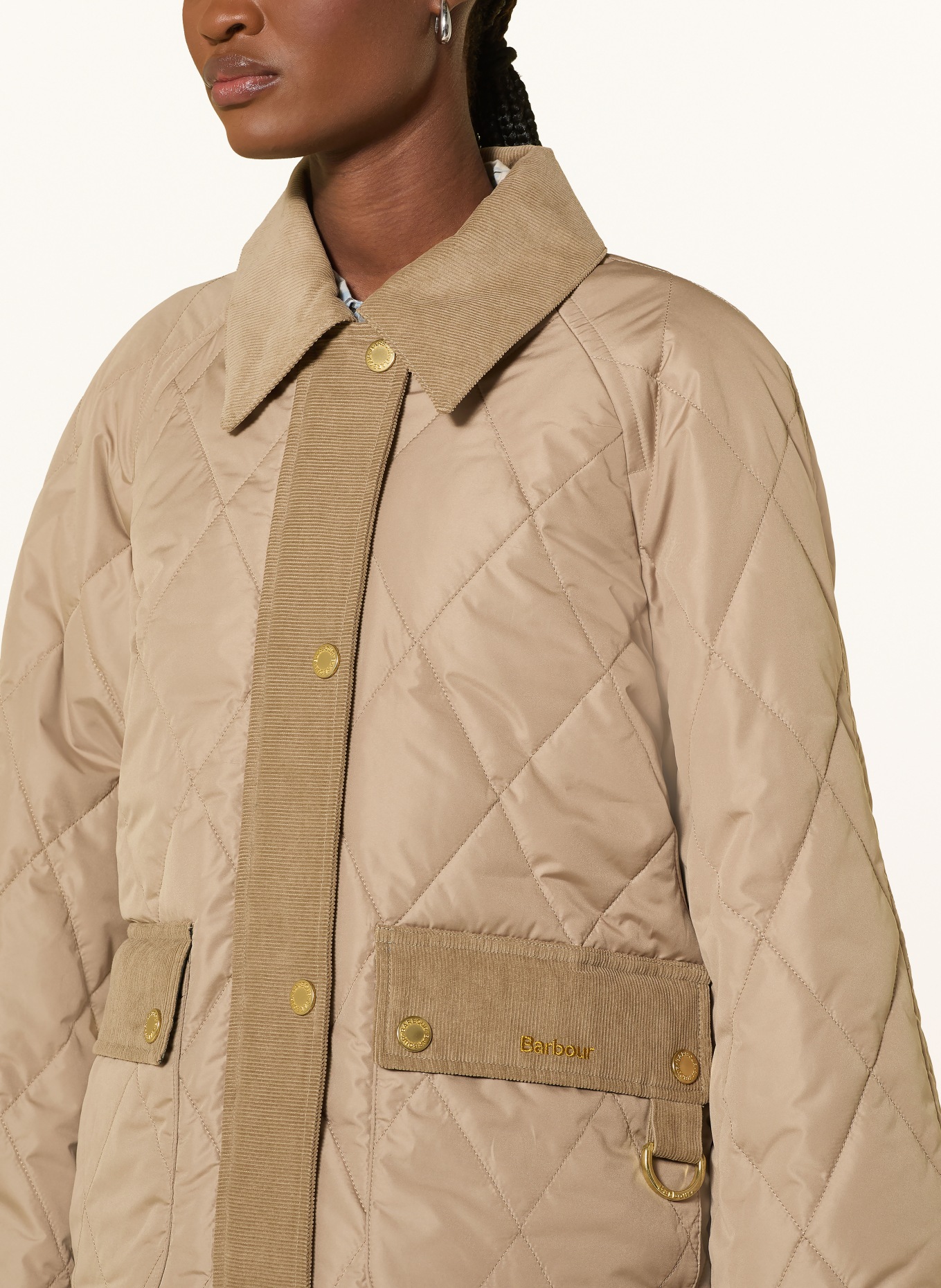 Barbour KILNWICK QUILT Quilted Jacket: BEIGE