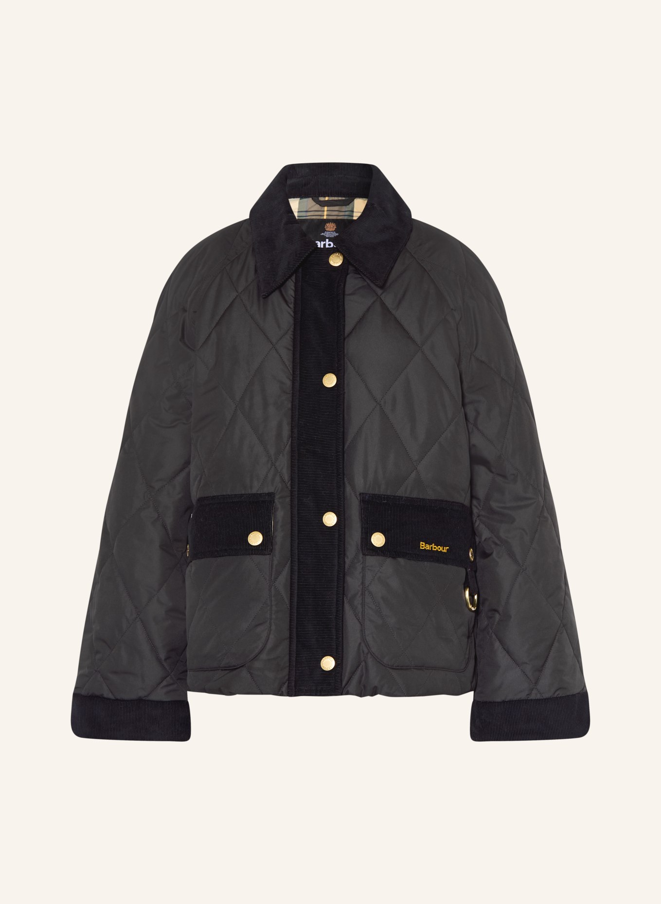 Barbour Steppjacke KILNWICK QUILT: SCHWARZ