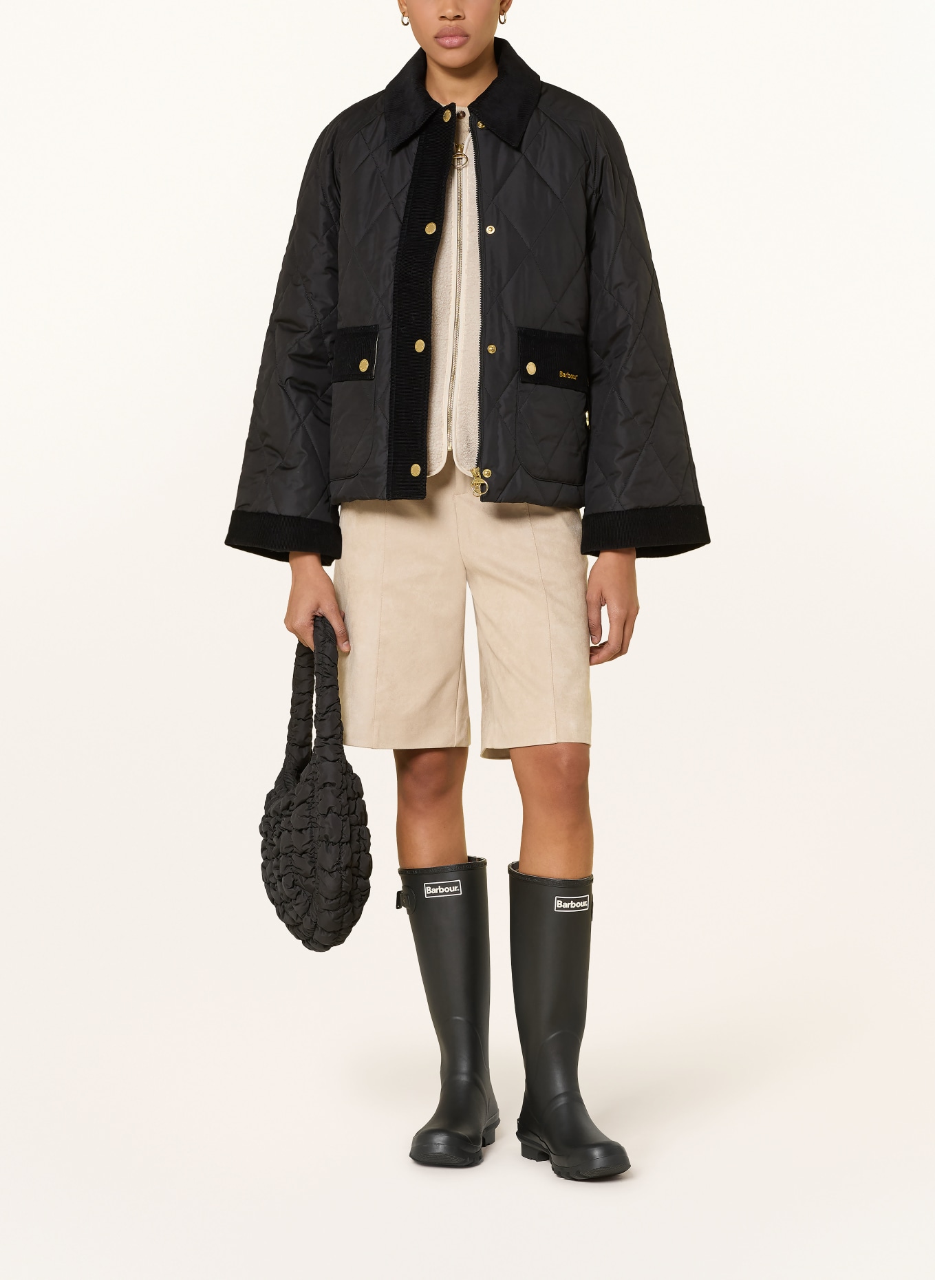Barbour Steppjacke KILNWICK QUILT: SCHWARZ