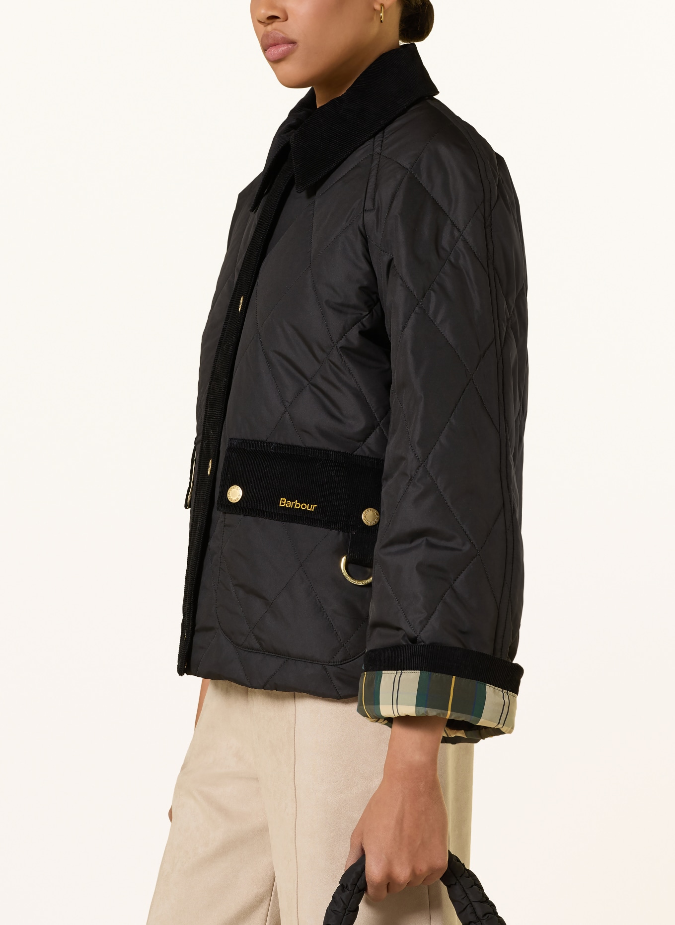 Barbour Steppjacke KILNWICK QUILT: SCHWARZ