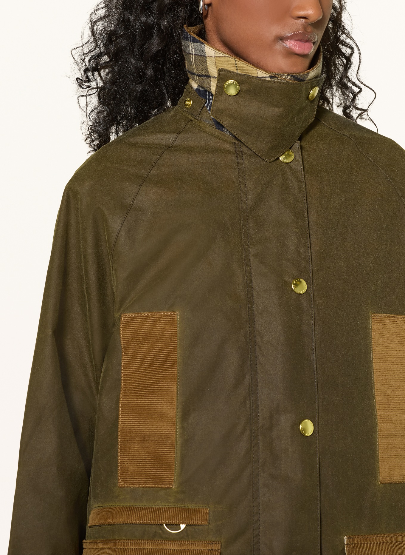 Barbour Parka ICON: KAKI / GOUD / COGNAC