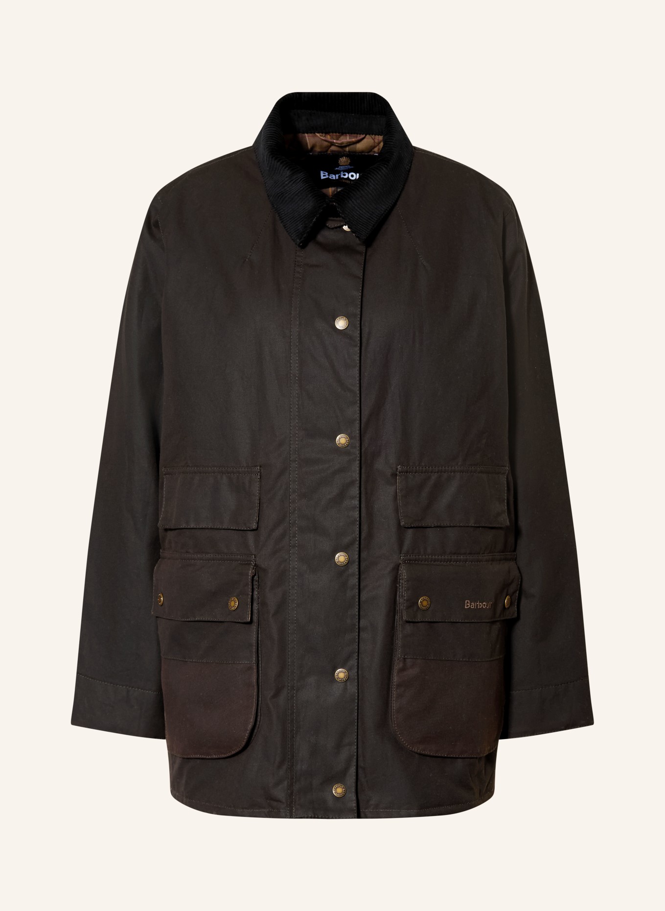 Barbour Fieldjacket BORDER: DUNKELBRAUN
