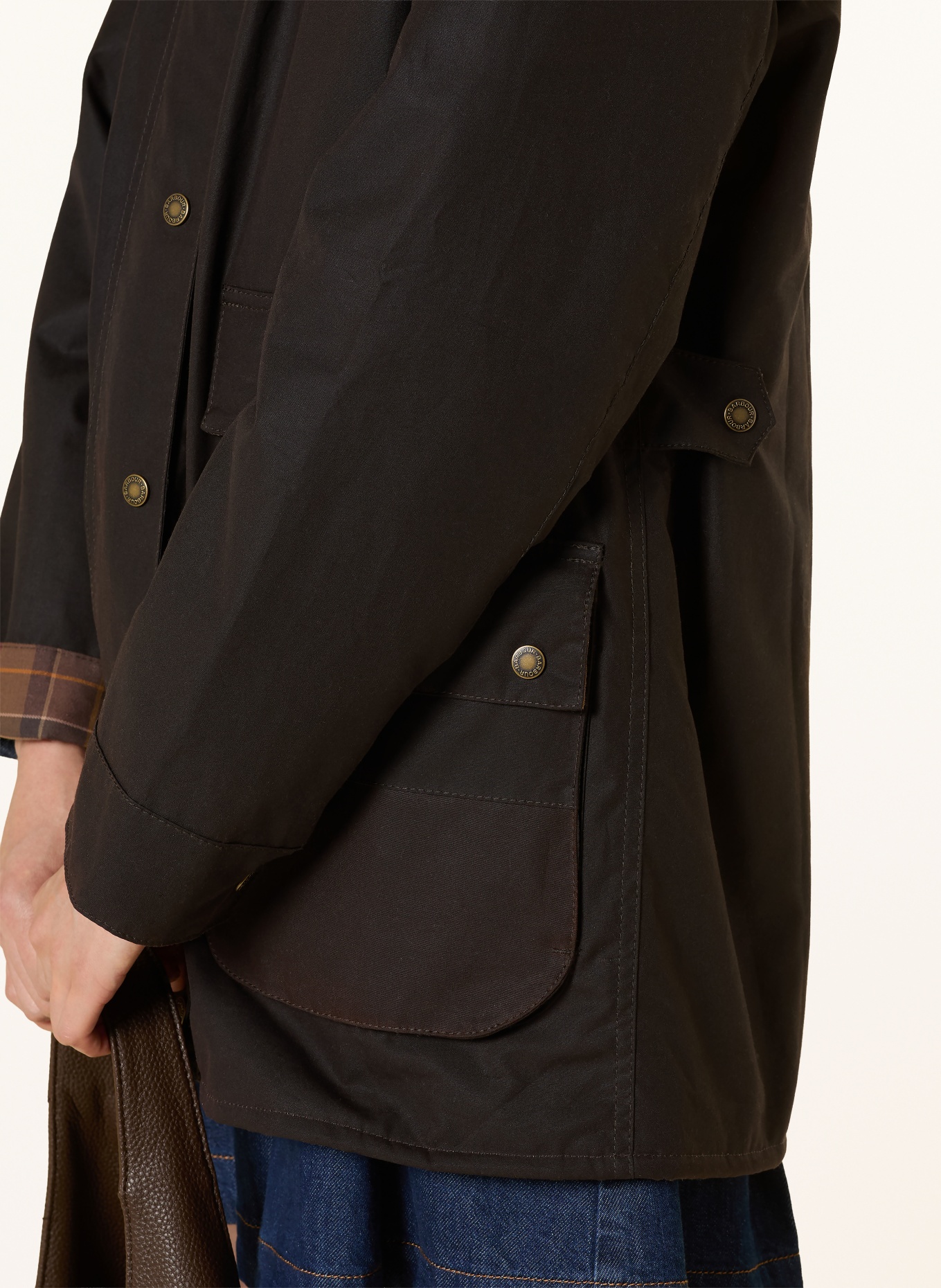 Barbour Fieldjacket BORDER: DUNKELBRAUN