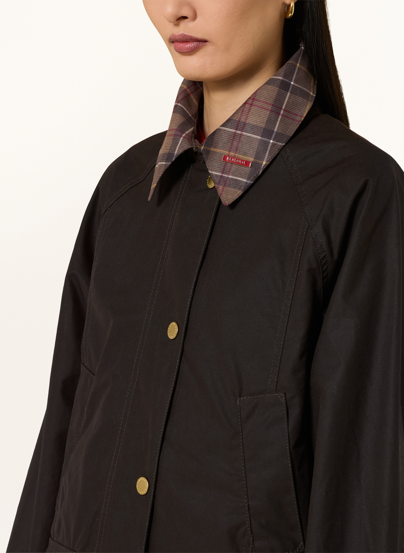 Barbour Field Jacket ICONS BEADNELL: DARK BROWN / BROWN