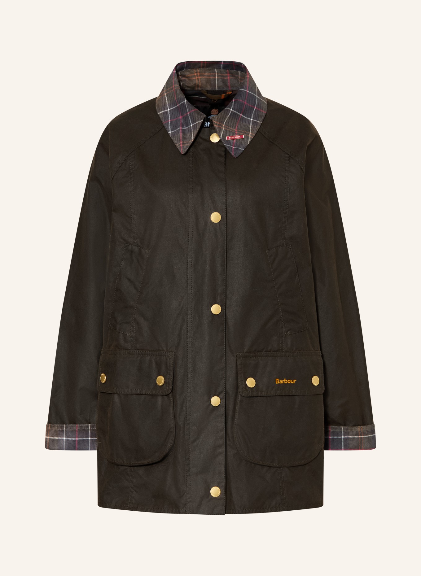 Barbour Fieldjacket ICONS BEADNELL: DUNKELGRÜN / ROT / DUNKELBLAU