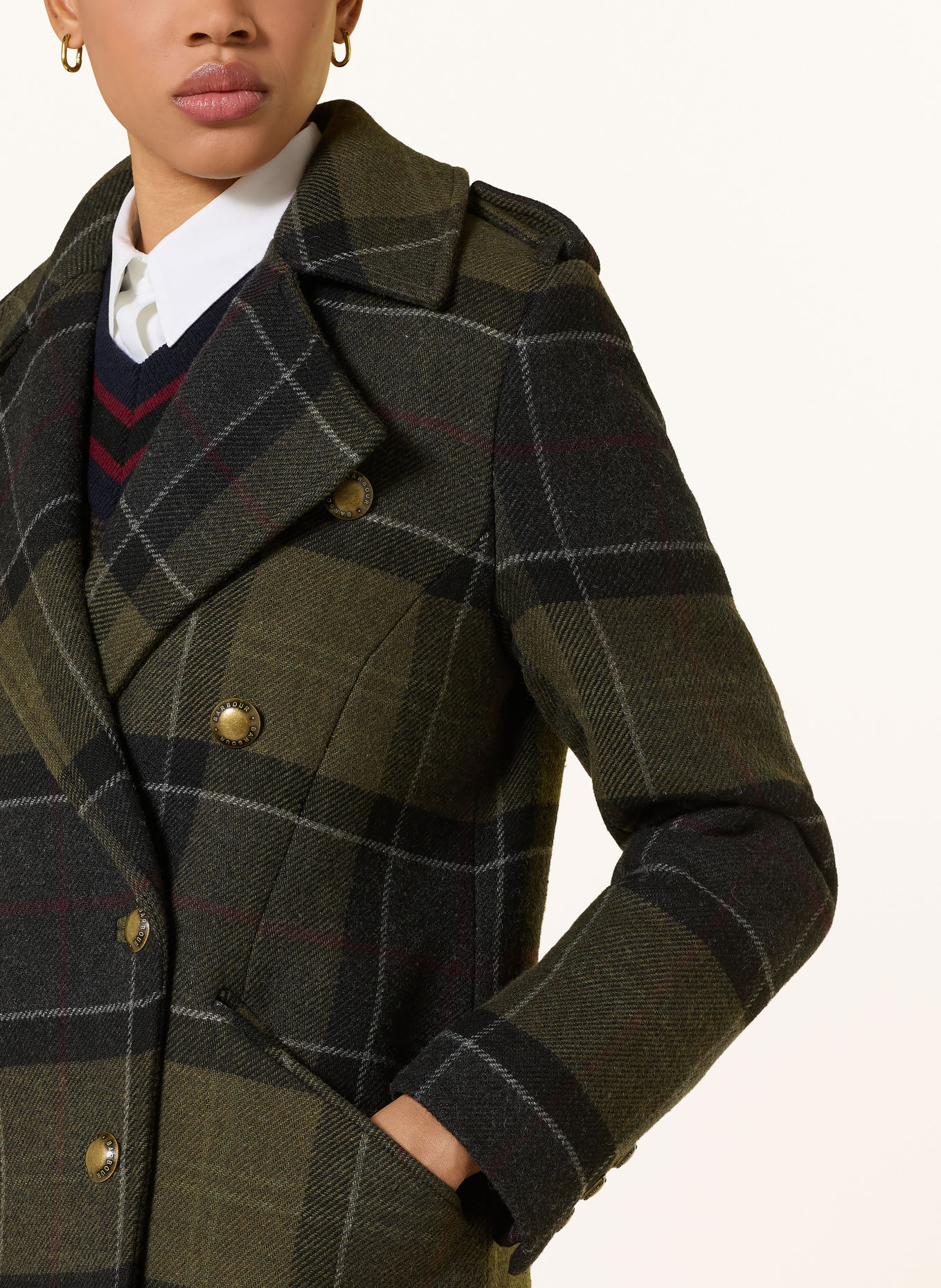 Barbour Blazermantel: KHAKI / HELLGRAU / DUNKELGRAU