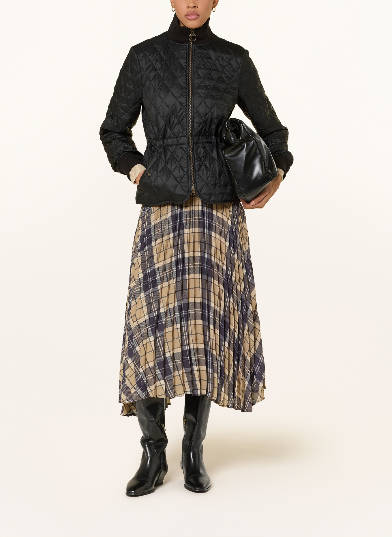 Barbour Steppjacke HERMIONE QUILT: SCHWARZ