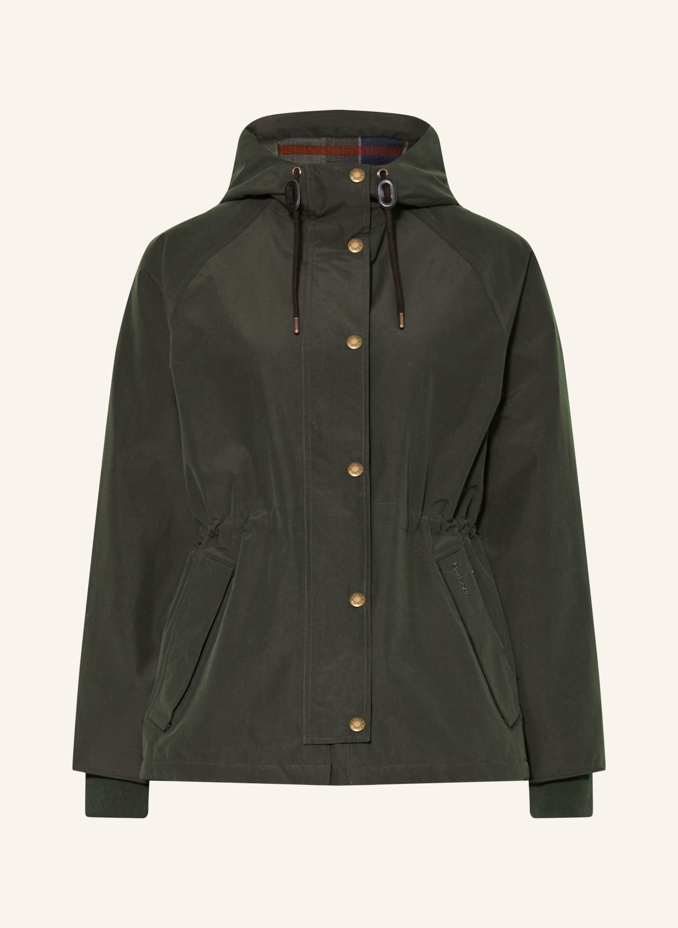 Barbour Parka HESTER: DONKERGROEN
