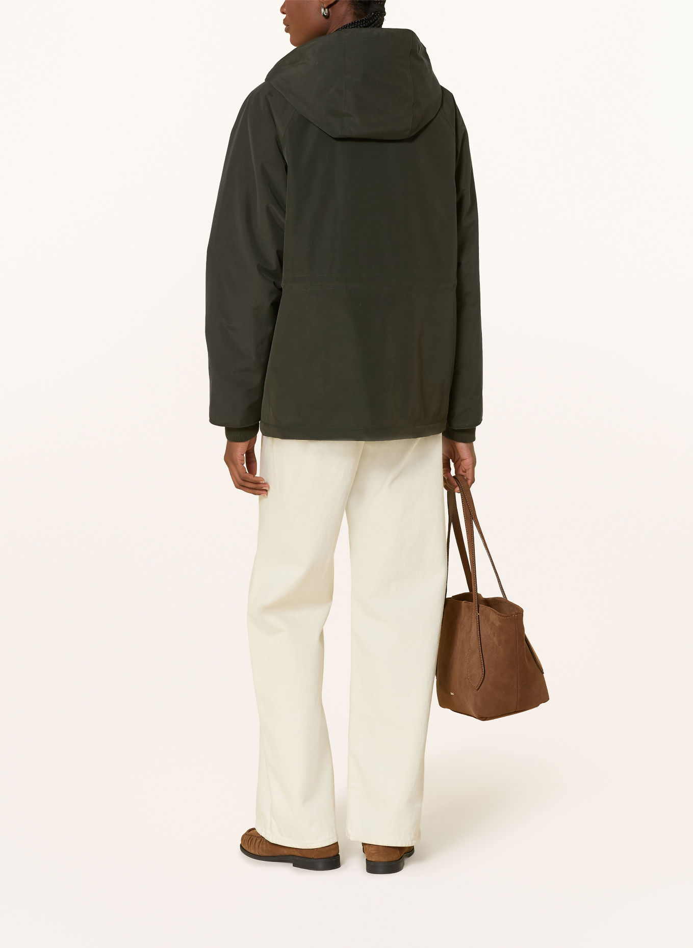 Barbour Parka HESTER: DONKERGROEN