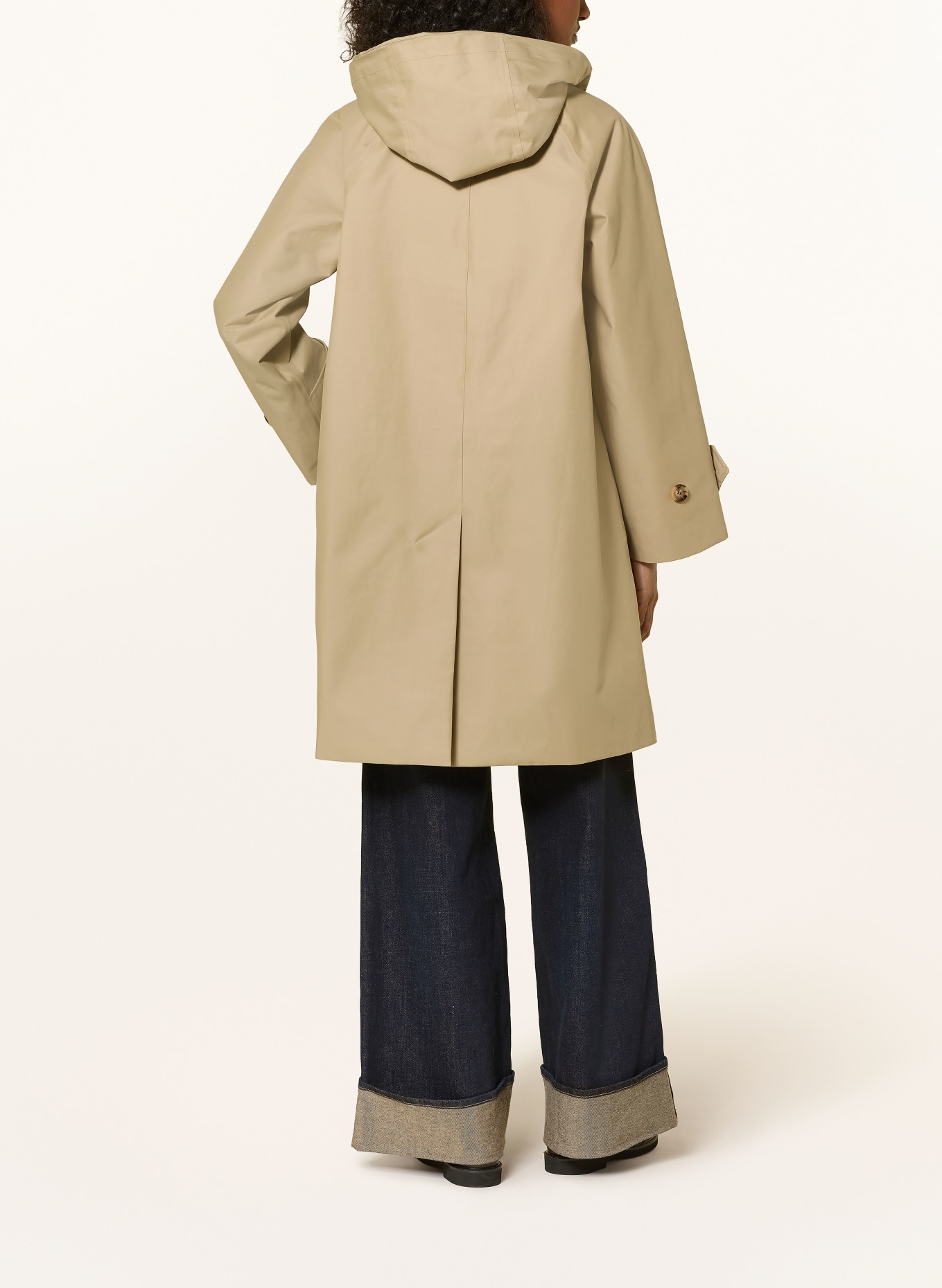 Barbour HARLEIGH coat with detachable hood: CAMEL