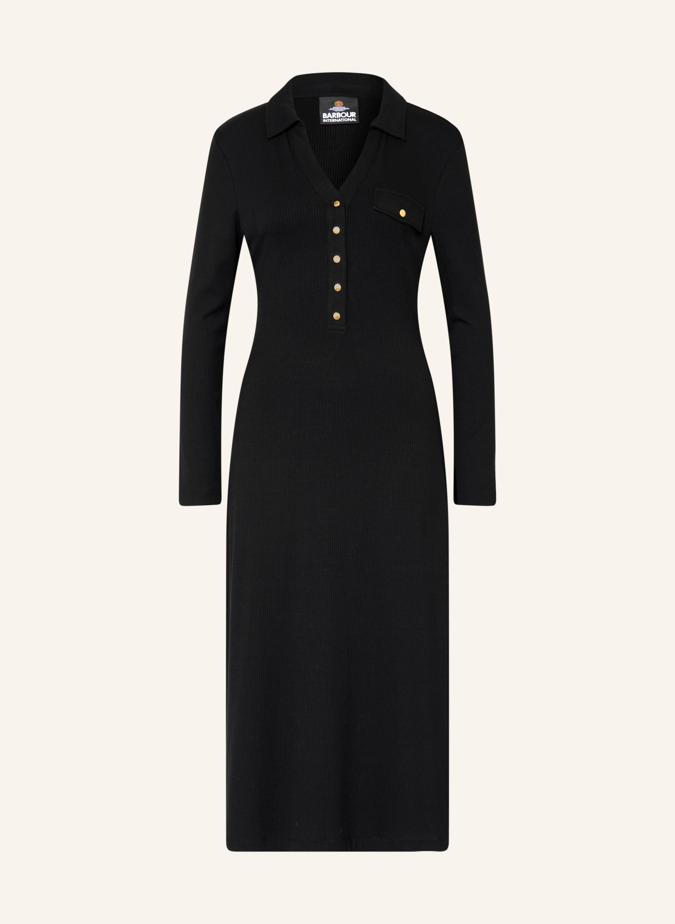 BARBOUR INTERNATIONAL Jerseyjurk RAMONA: ZWART